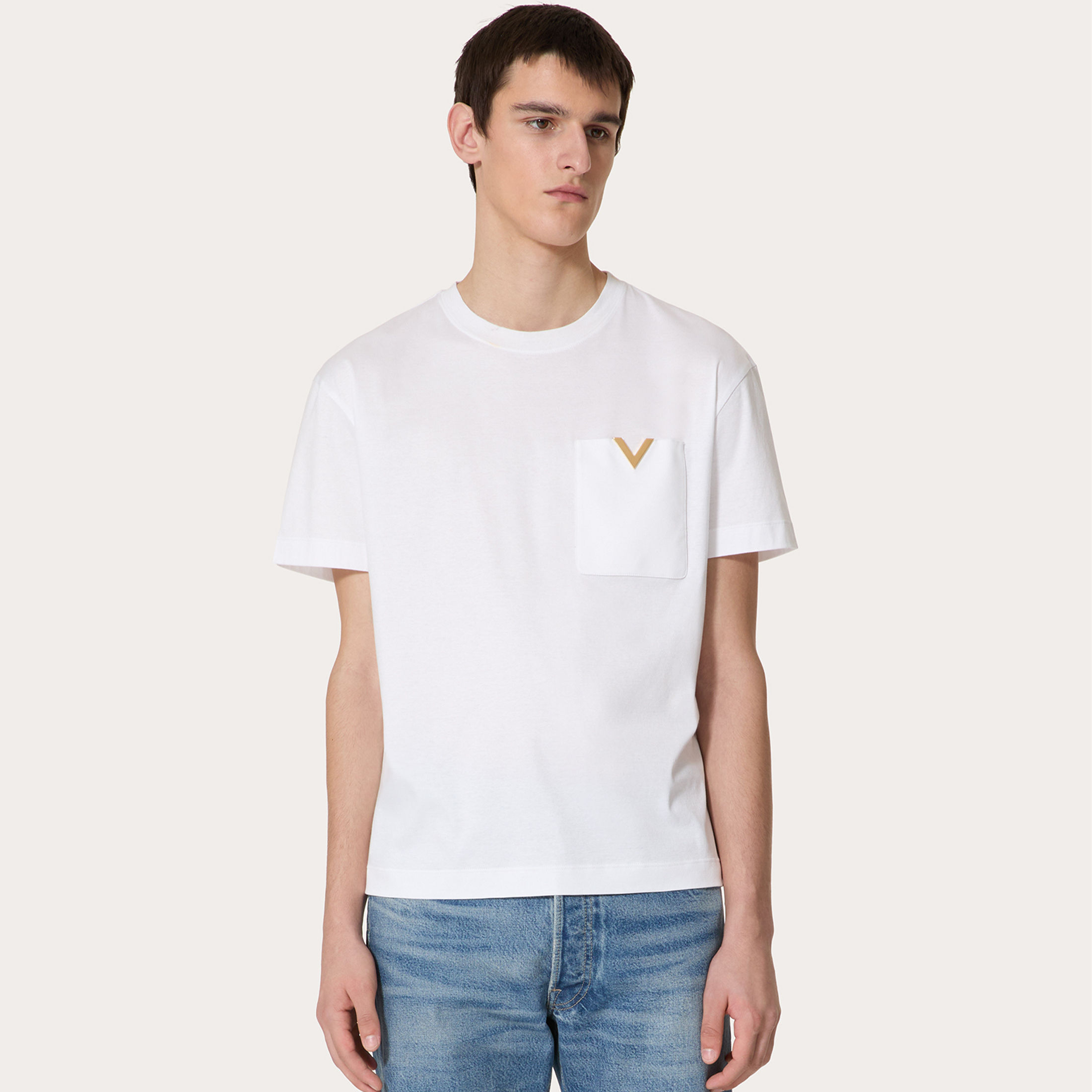 NIGO Valentino Men's Spring Summer Cotton Short Sleeve Fashion Casual Pocket Solid Color Simple T-Shirt Ngvp#nigo8768