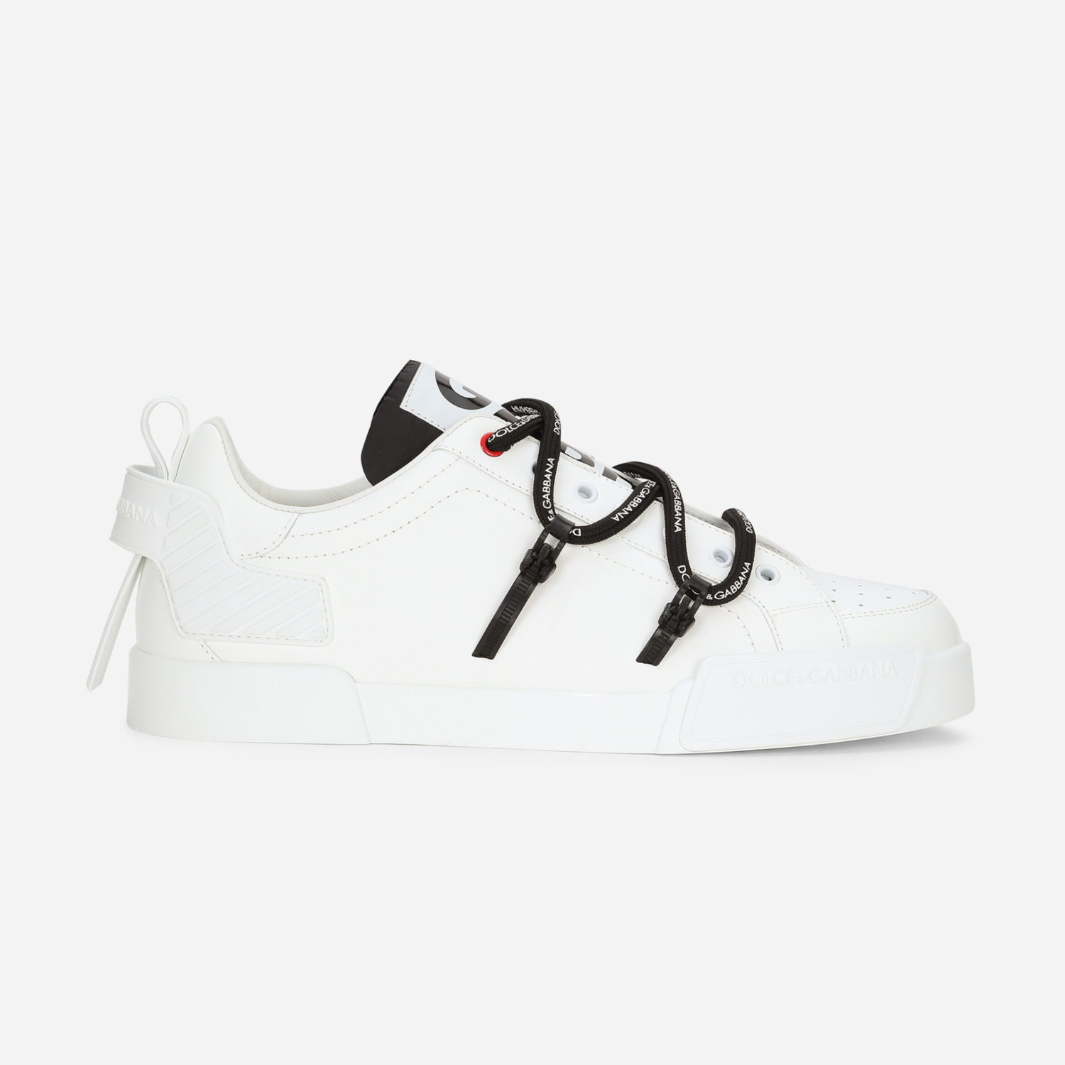 NIGO Dolce&Gabbana Men's and Women's White Leather Low Top Lace Up Flat Casual Sneakers Shoes #nigo72414