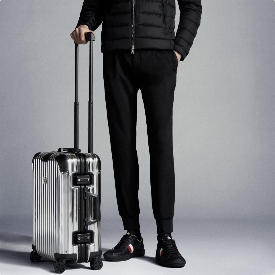 NIGO Rimowa x Moncler Men's and Women's Silver Metallic Glossy Mirror Effect Luggage Trolley Case #nigo72429