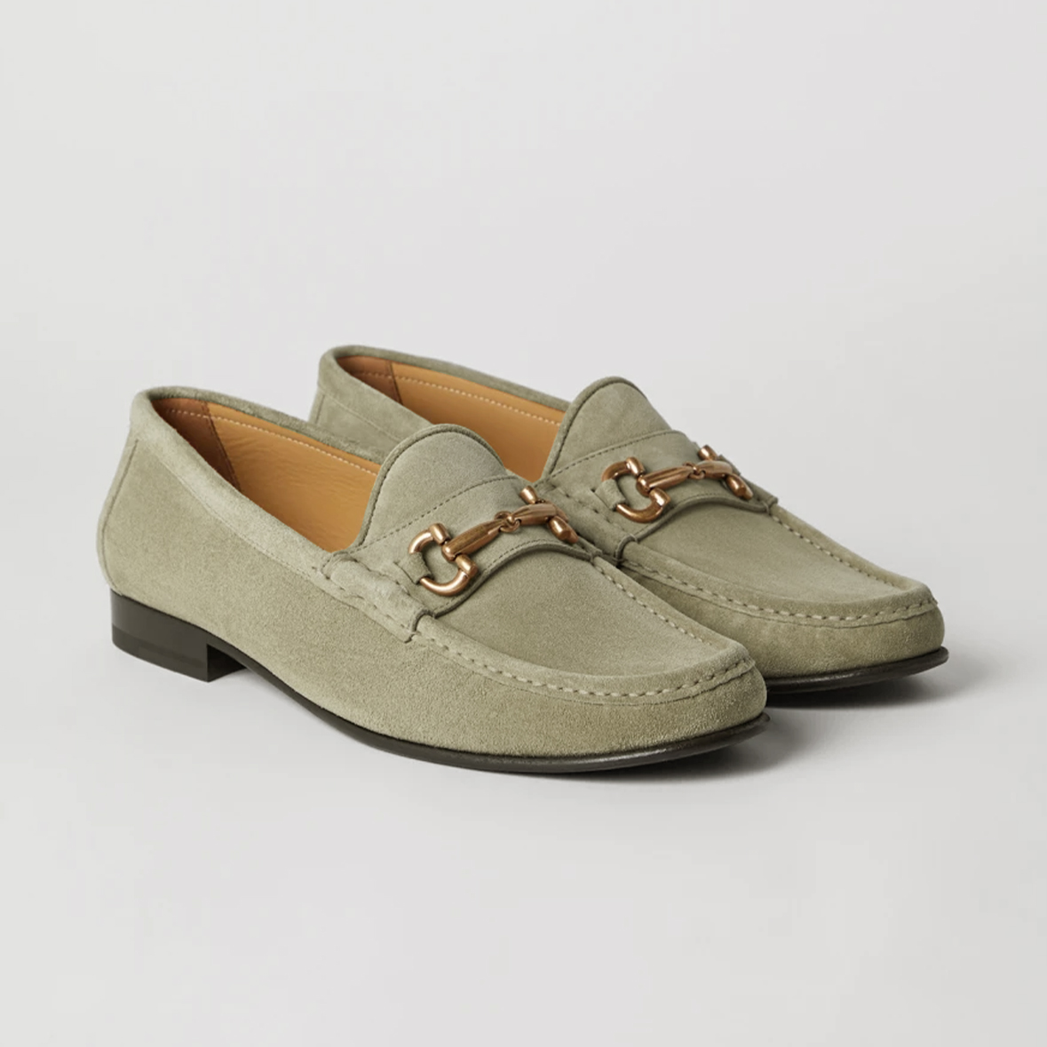 NIGO Brunello Cucinelli Men's Spring And Autumn Solid Color Casual Loafers Horsebit Buckle Suede Moccasin Shoes Ngvp #nigo8818