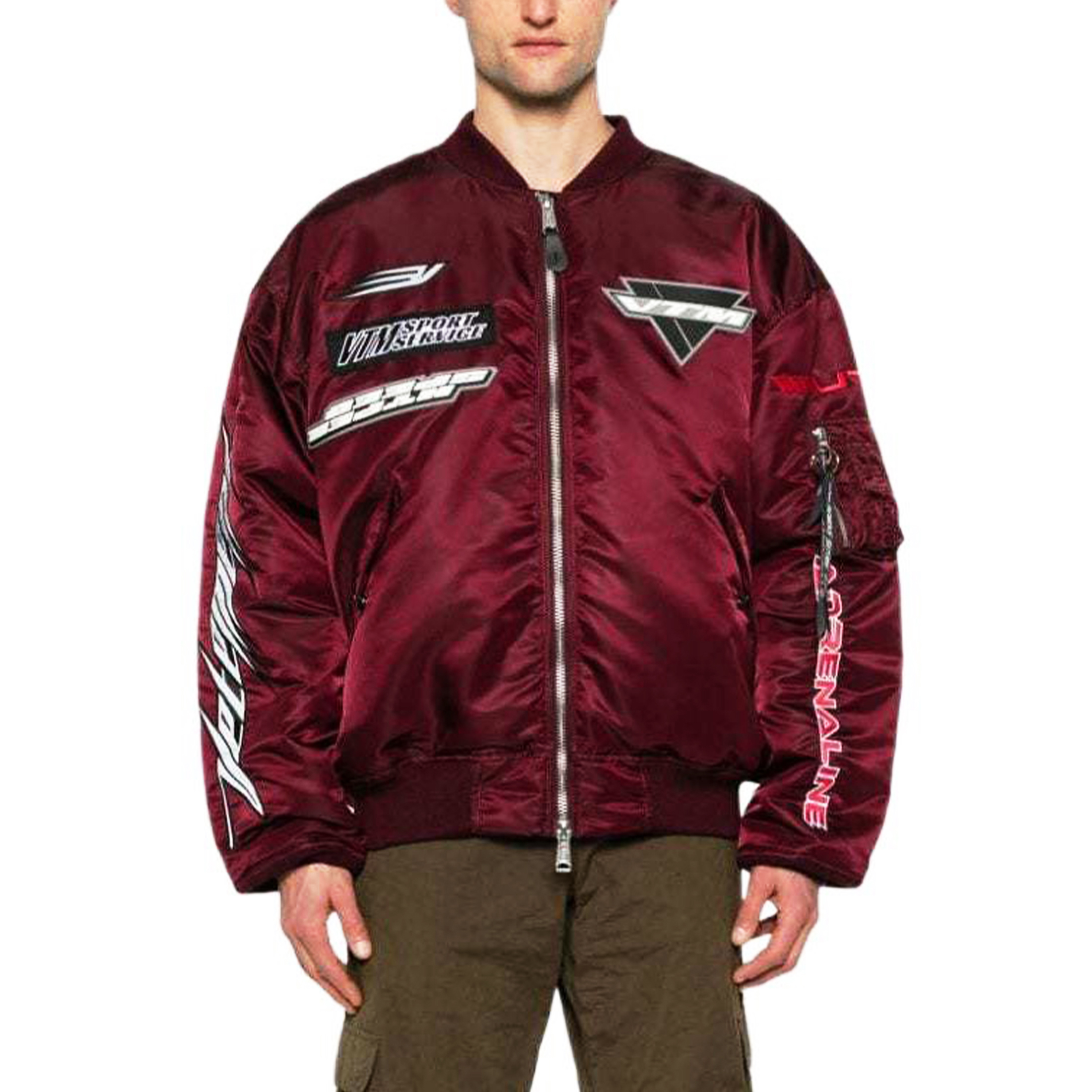 NIGO Vetements Men's Autumn And Winter Racing Suit Warm Air Force Jacket High Street Zipper Jacket Colorblocking Fashion Jacket Ngvp #nigo8782