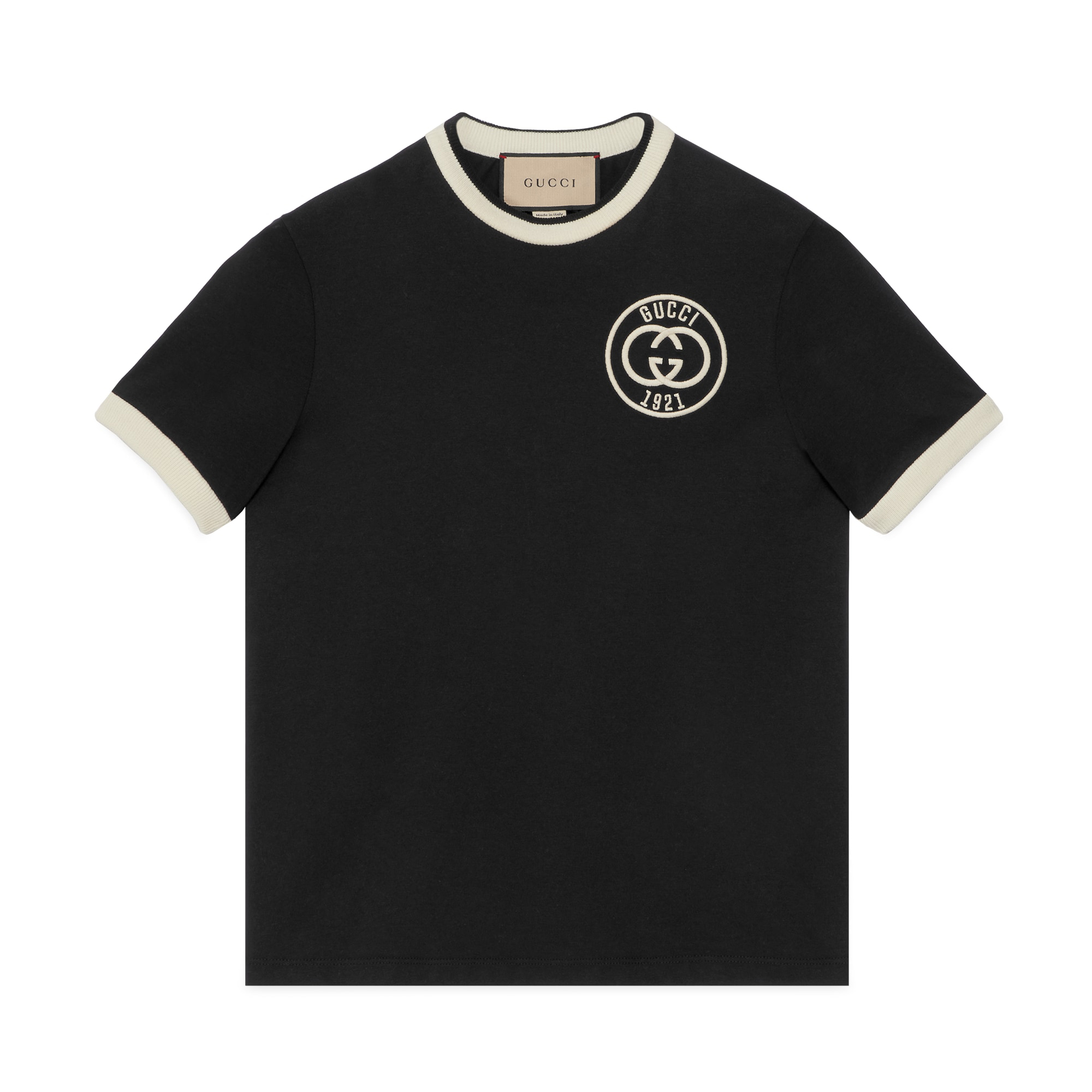 NIGO Gucci Women's Summer Logo Double G Embroidery Knit Crew Neck Cotton Short Sleeve T-Shirt #nigo72443
