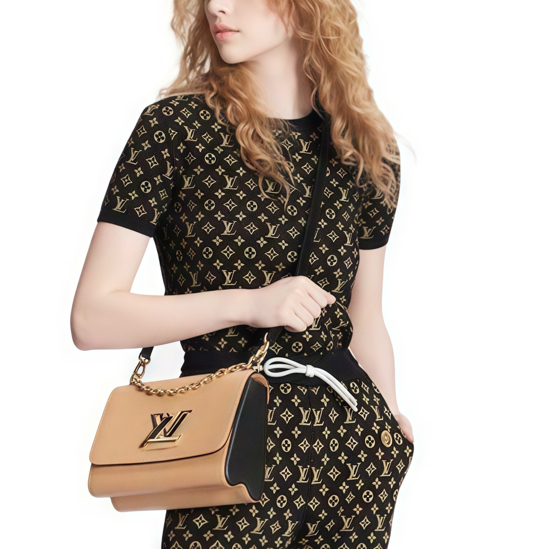 NIGO Louis Vuitton Women's Summer Logo Printed Jacquard Knit Round Neck Short Sleeve T-Shirt #nigo72445