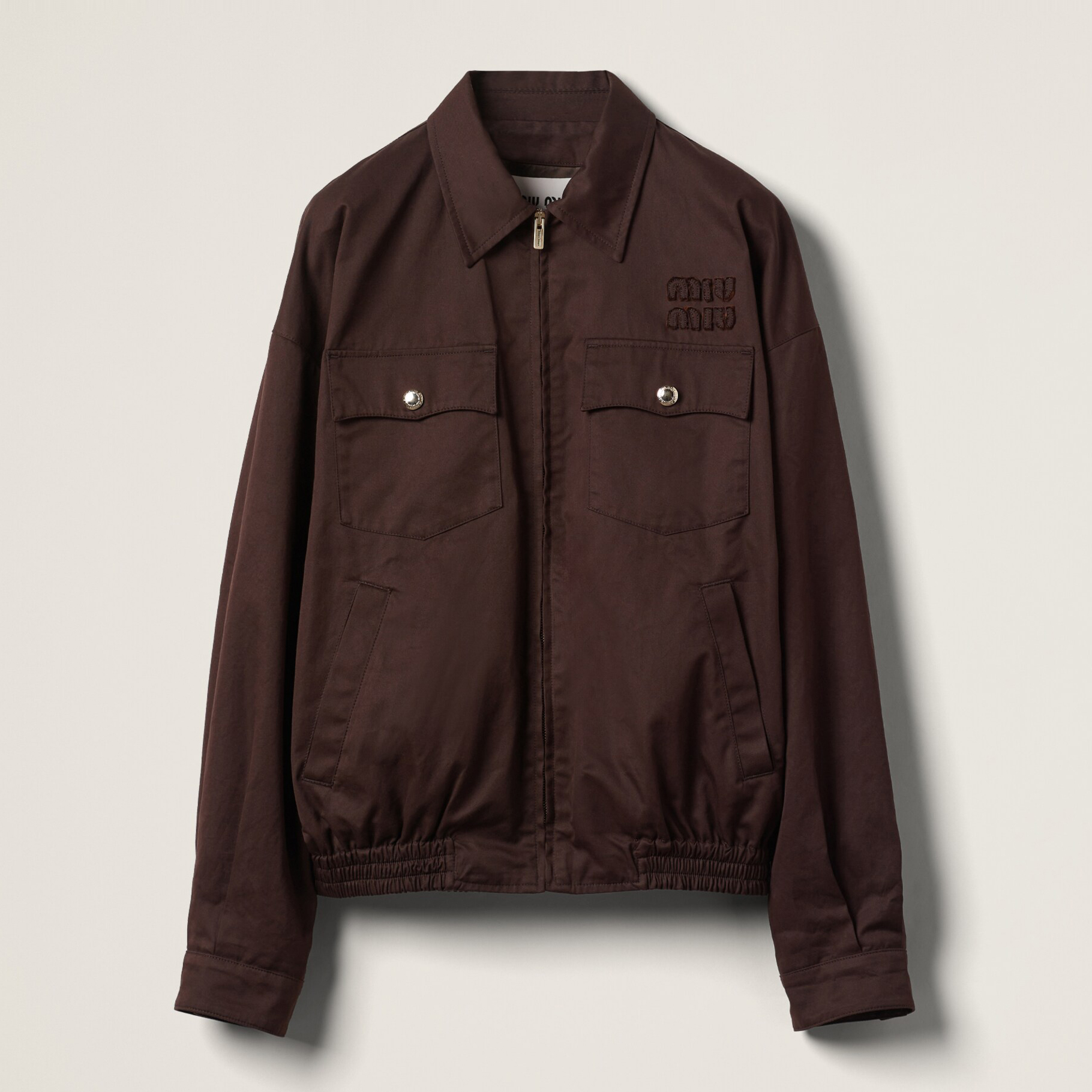 NIGO MiuMiu Men's And Women's Spring And Fall Letters Logo Embroidery Lapel Zipper Long Sleeved Jacket #nigo72451