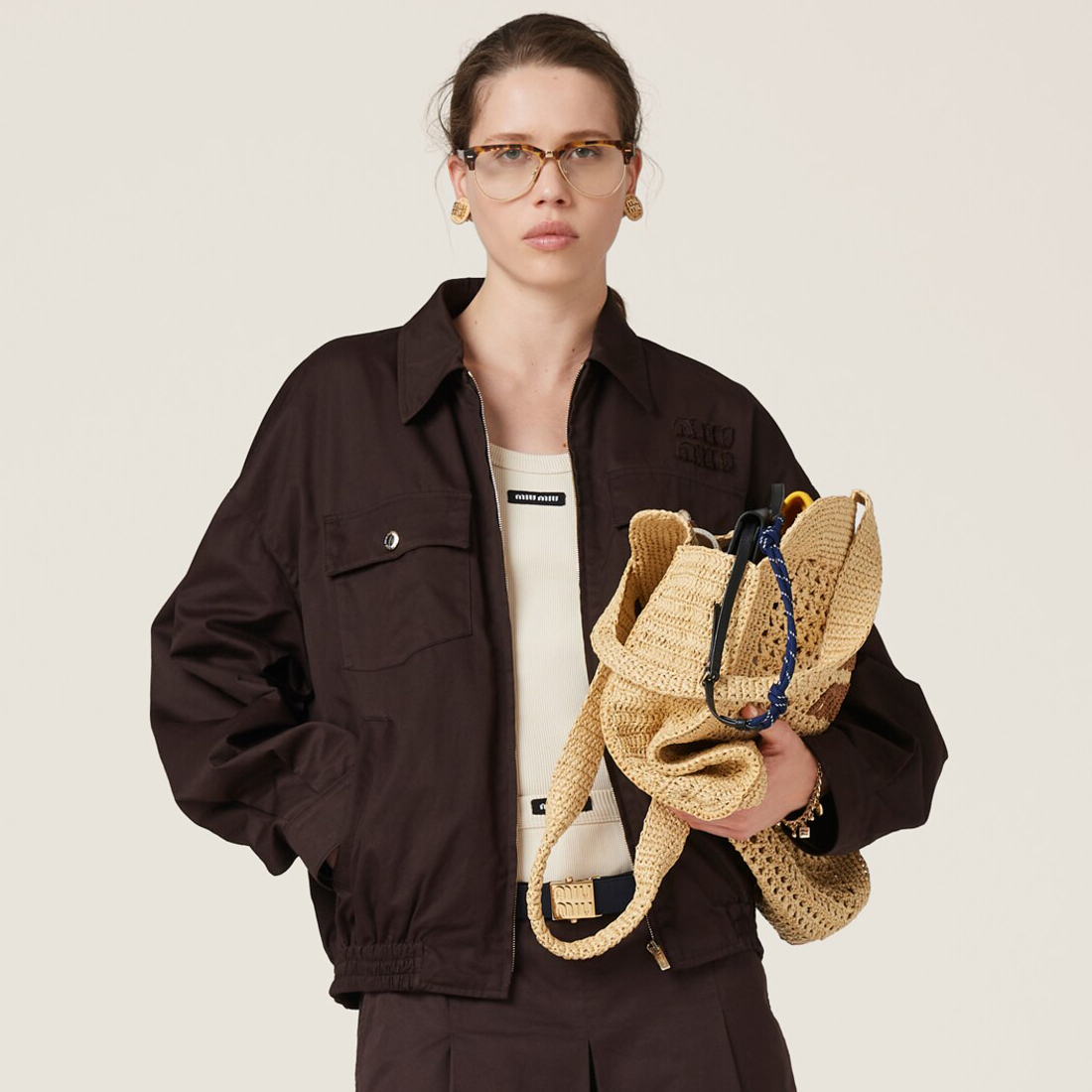 NIGO MiuMiu Men's And Women's Spring And Fall Letters Logo Embroidery Lapel Zipper Long Sleeved Jacket #nigo72451