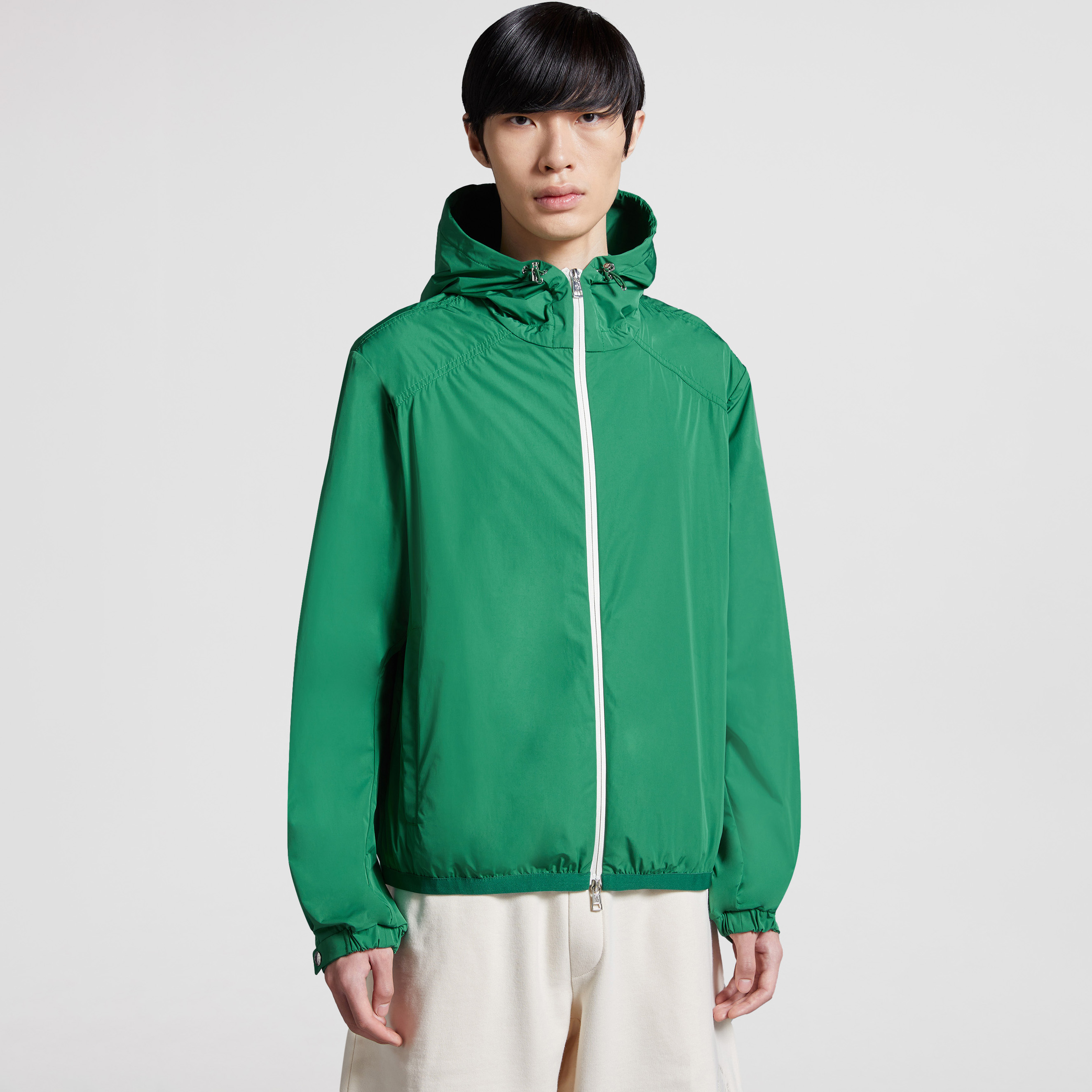 NIGO Moncler x Rick Owens Men's Spring and Fall Green Letter Print Hooded Zipper Jacket #nigo72452
