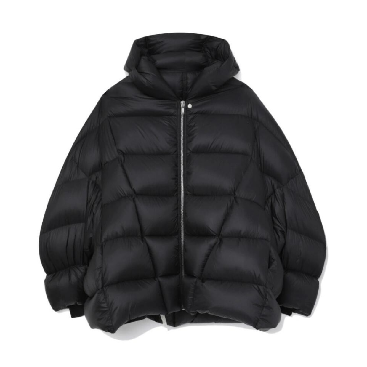 NIGO Rick Owens Men's Winter Diablo Style Solid Color Bat Sleeve Loose Hooded Long Sleeve Puffer Down Jacket Ngvp #nigo8833