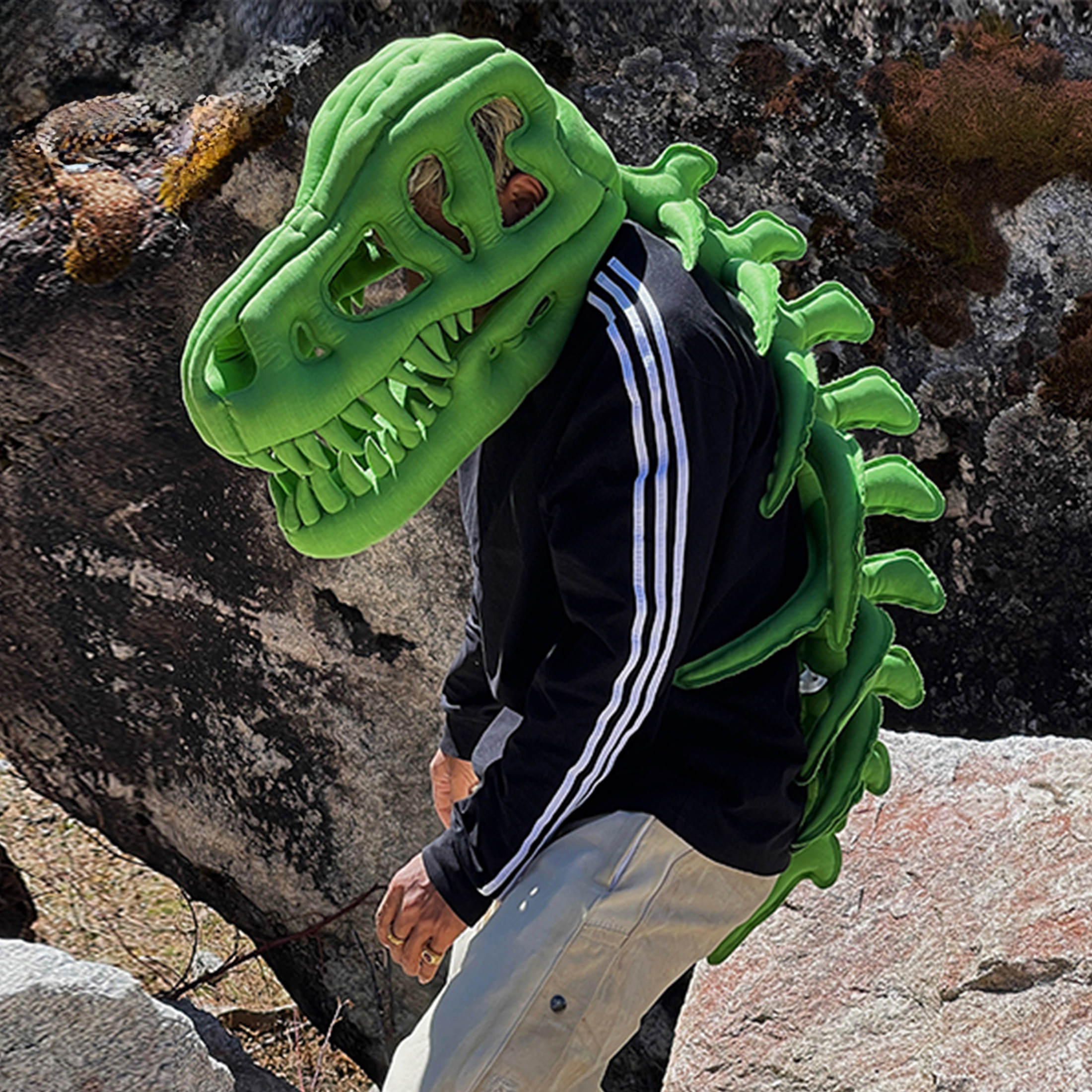 NIGO Rick Owens Tyrannosaurus Rex Toys Design Handmade Customized Green Dinosaur Hats Cool Gifts Artwork Home Decoration Ngvp #nigo8761