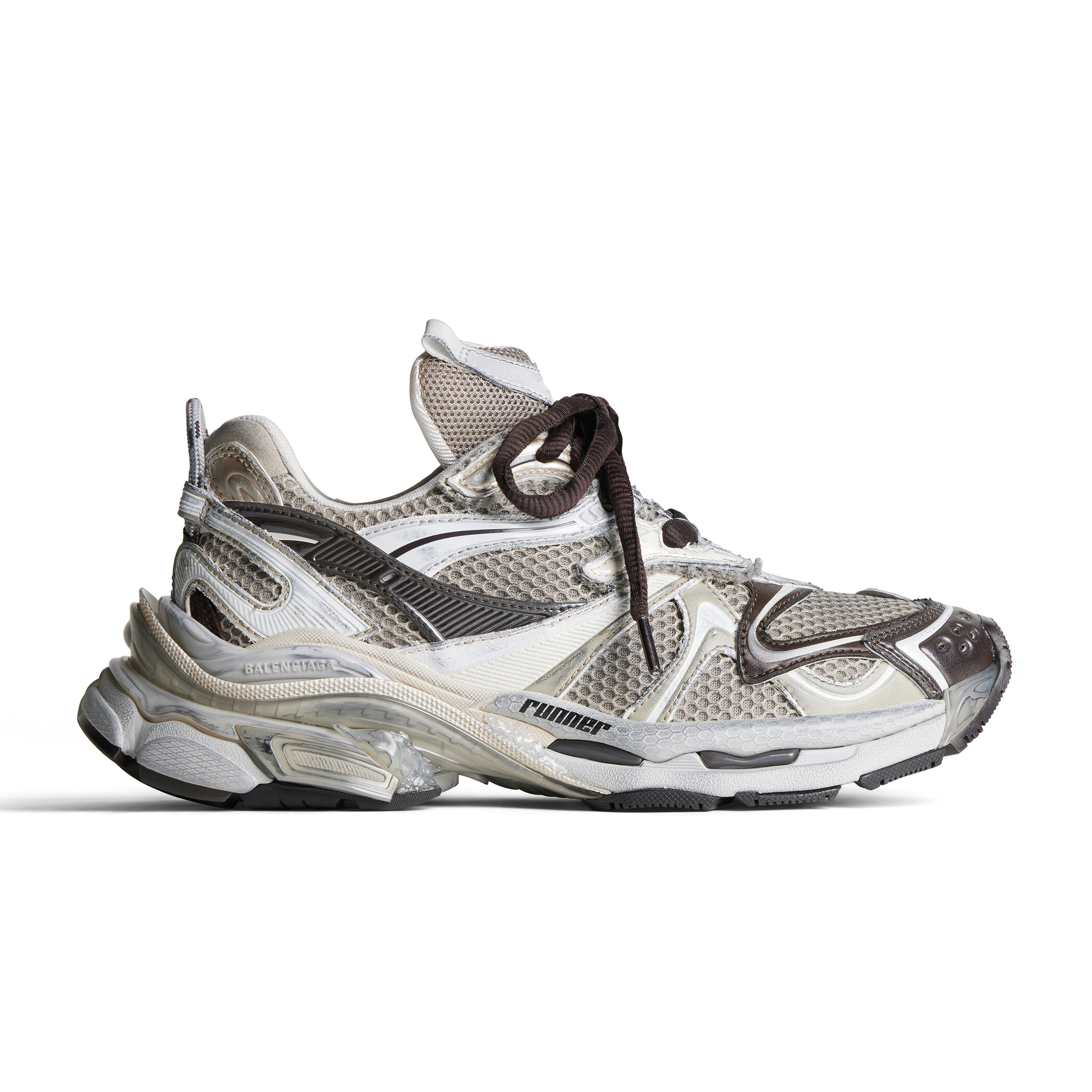 NIGO Balenciaga Men's Runner Mesh Lace-Up Low Top Sneakers Shoes #nigo72479