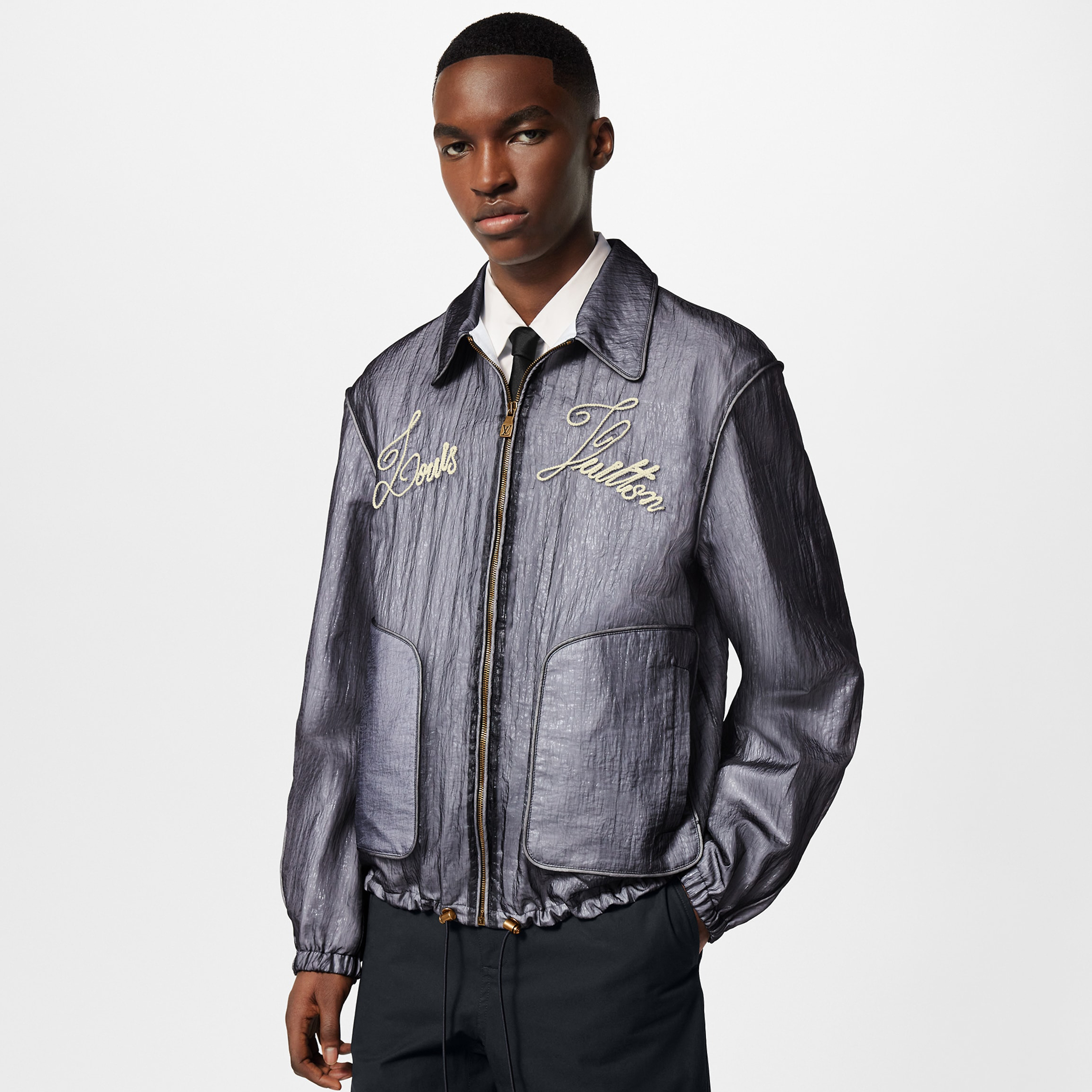 NIGO Louis Vuitton Men's Spring and Autumn Logo Letter Embroidery Lapel Zipper Long Sleeve Jacket #nigo72478