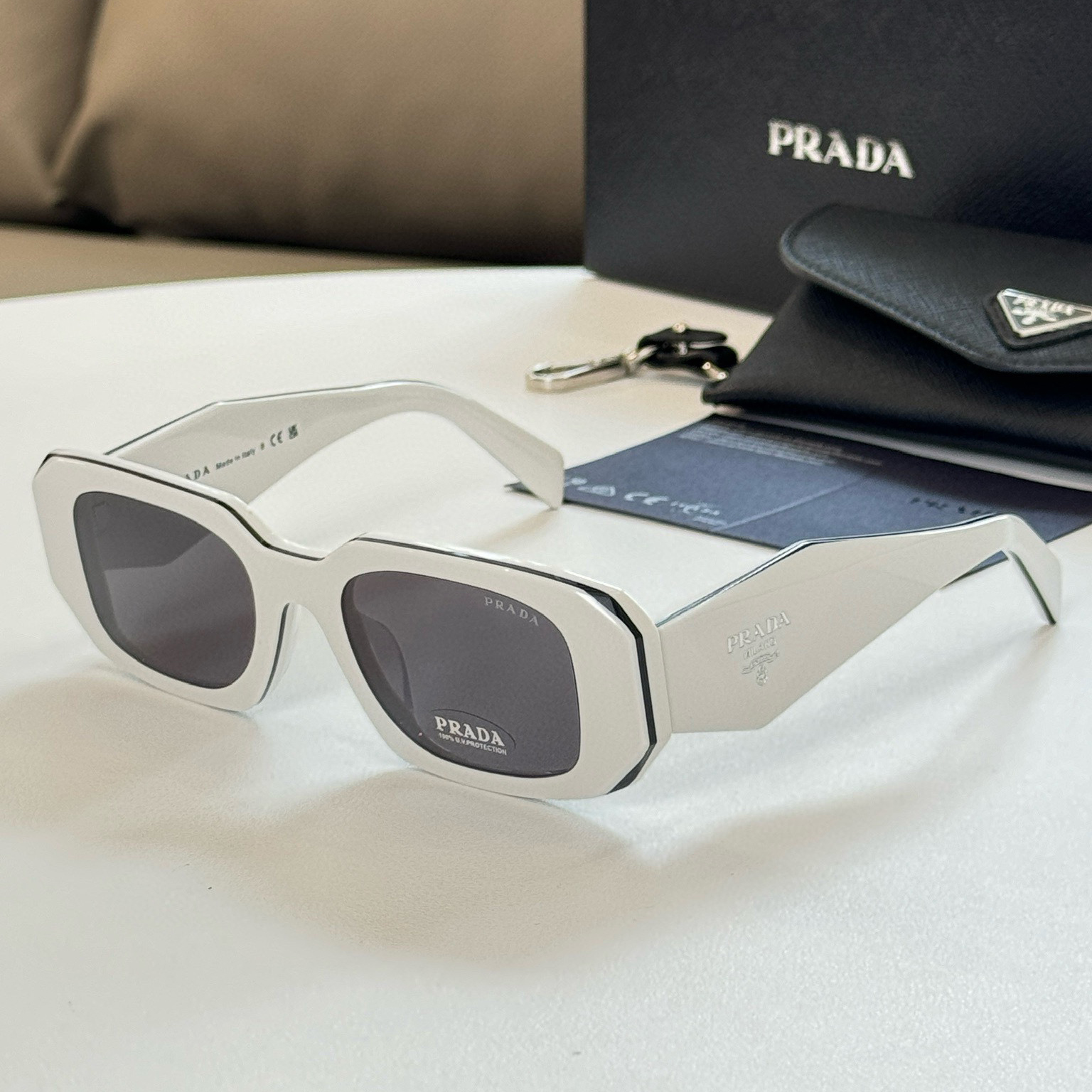 NIGO Prada Symbole Men's and Women's Solid Color Acetate Oval Sunglasses Eyeglasses Glasses #nigo72493