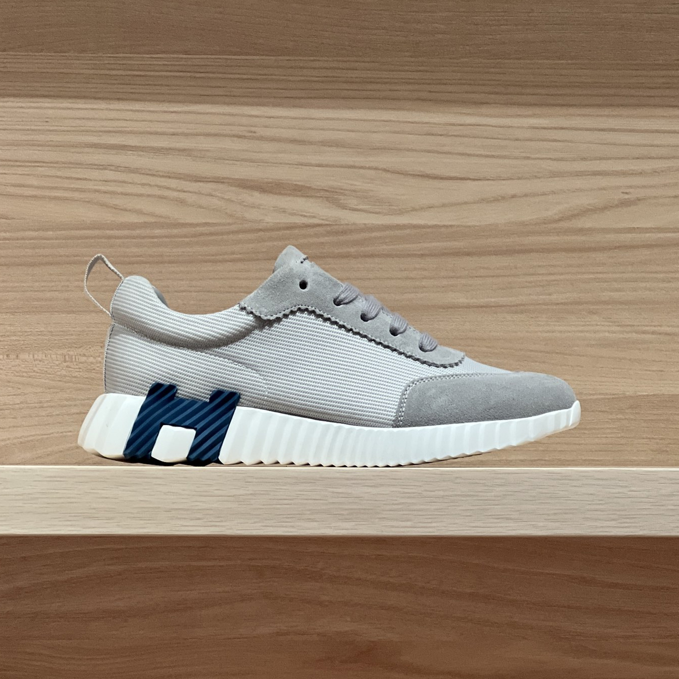 NIGO Hermes Bouncing Men's And Women's Textile Fabric Low Top Lace Up Sneaker Casual Shoes #nigo72492