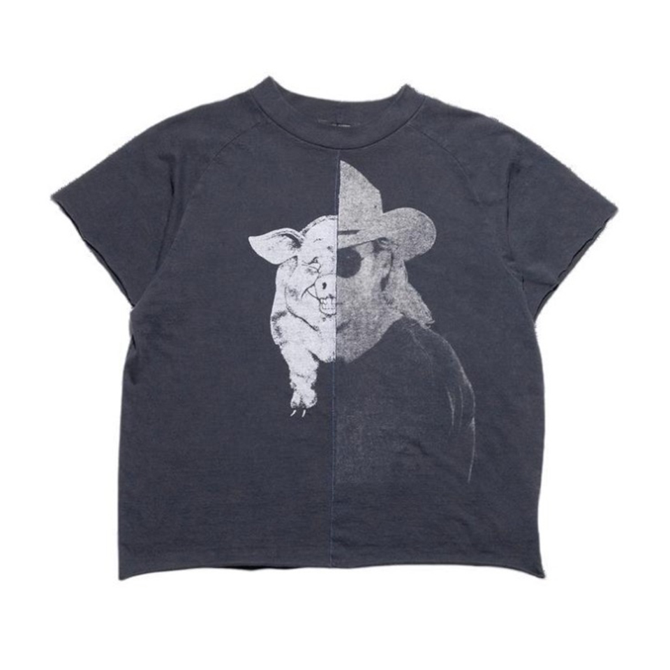 NIGO Enfants Riches Deprimes Men's Women's Summer Solid Color Old Splicing Pattern Printed Cotton Straight Short Sleeve T-Shirt Ngvp #nigo8845