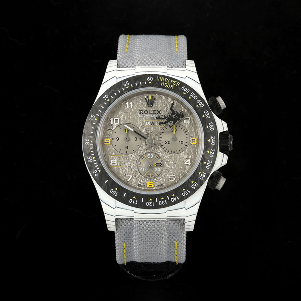 NIGO Rolex Men's Translucent Astronaut 3-D Embossed Moon Dial Mechanical Watch #nigo72539