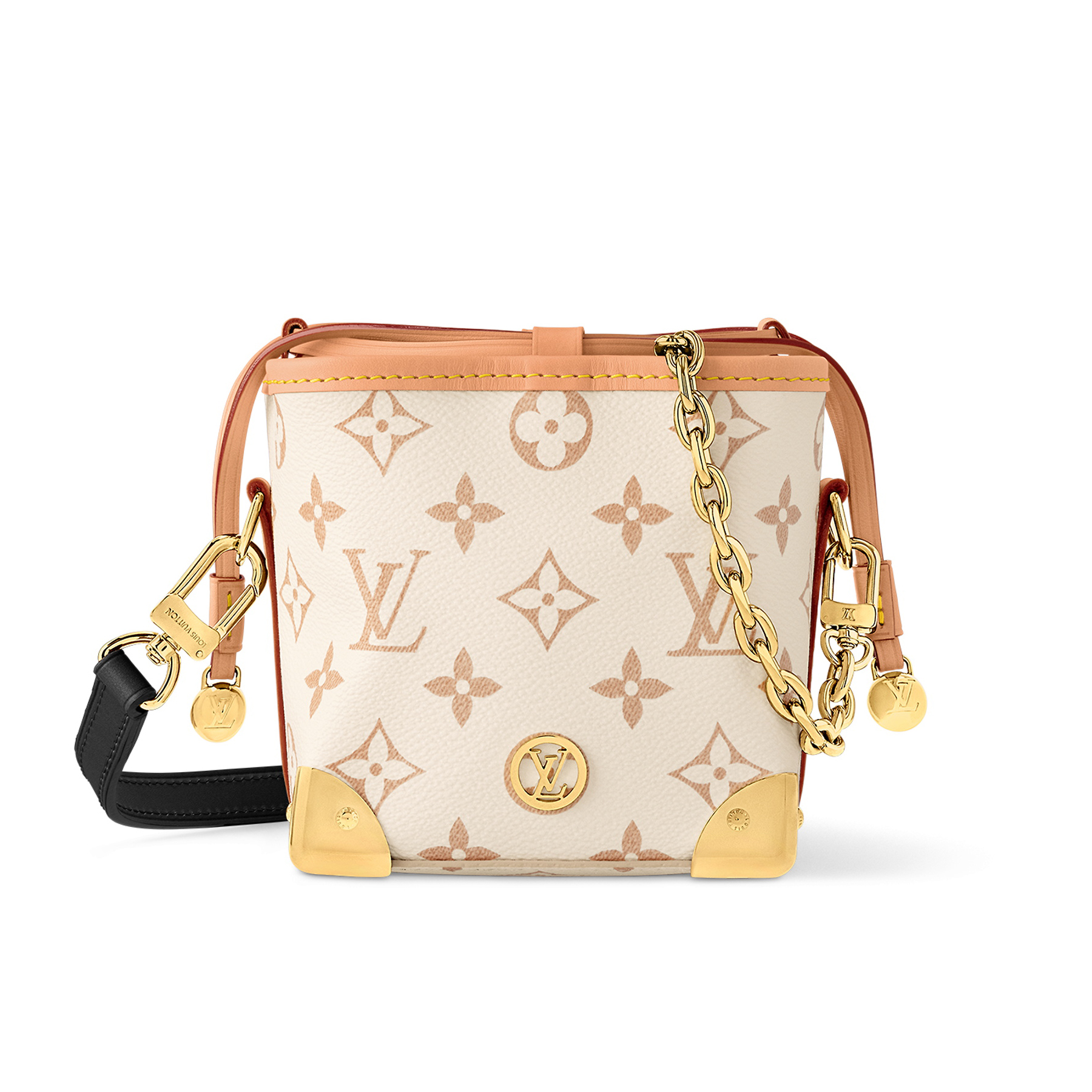 NIGO Louis Vuitton Noé Purse Lv Charms Women's Adjustable Shoulder Strap Embossed Letter Drawstring Closure Leather Quilted Canvas Shoulder Crossbody Bag Bags #nigo72543