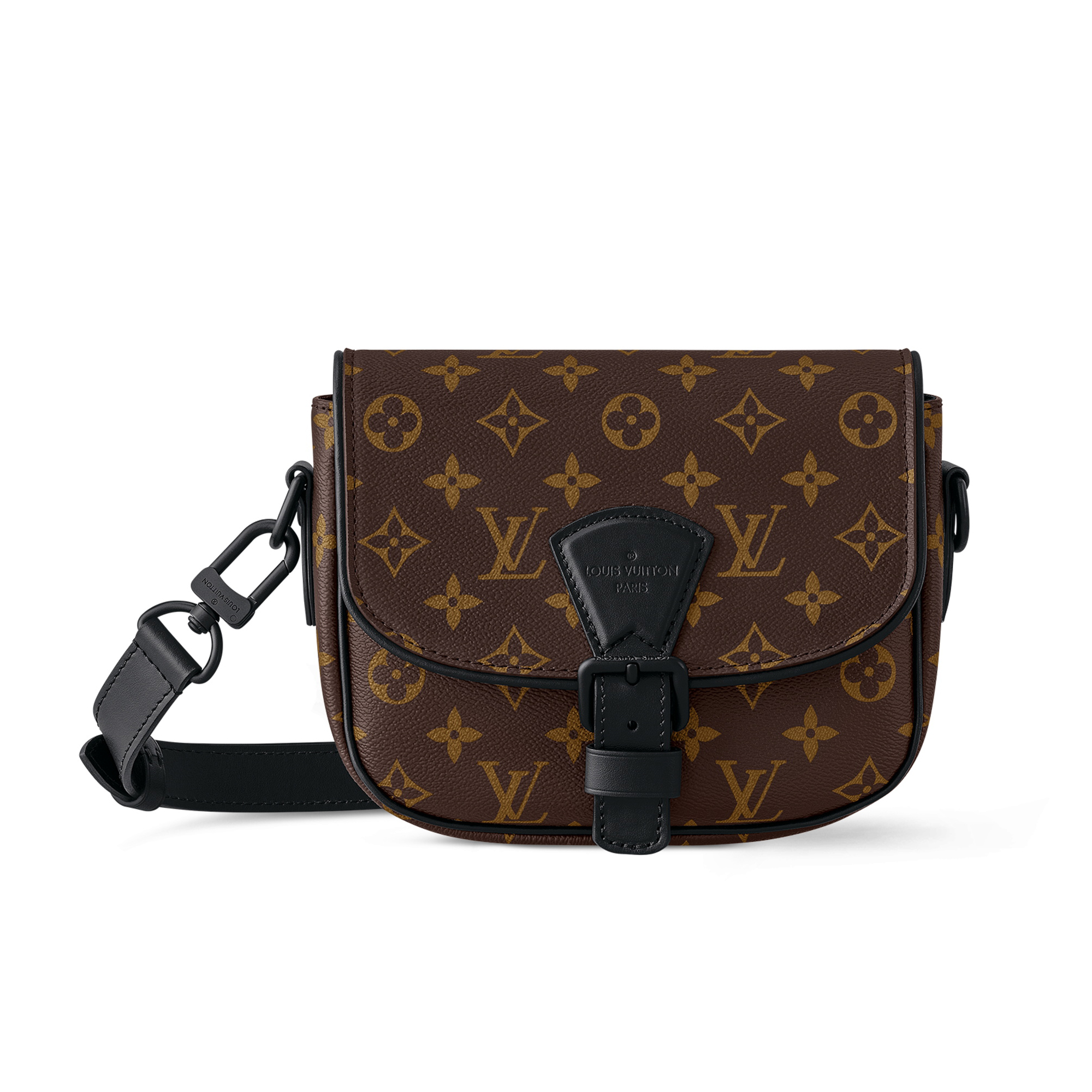 NIGO Louis Vuitton Montsouris Men's Brown Vintage Magnetic Buckle Closure Coated Canvas Quilted Cowhide Messenger Bag Shoulder Crossbody Bags #nigo72542