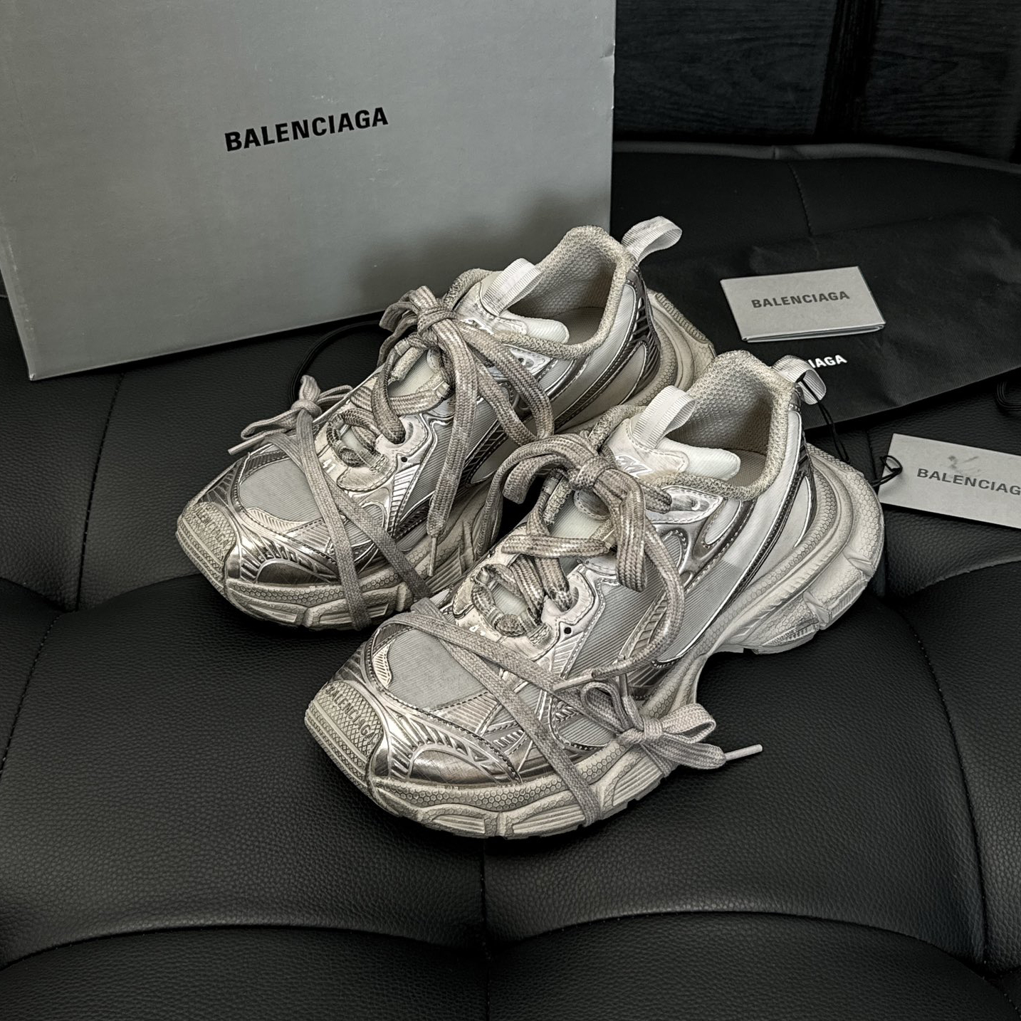 NIGO Balenciaga Men's Runner Mesh Lace-Up Low Top Sneakers Shoes #nigo72559