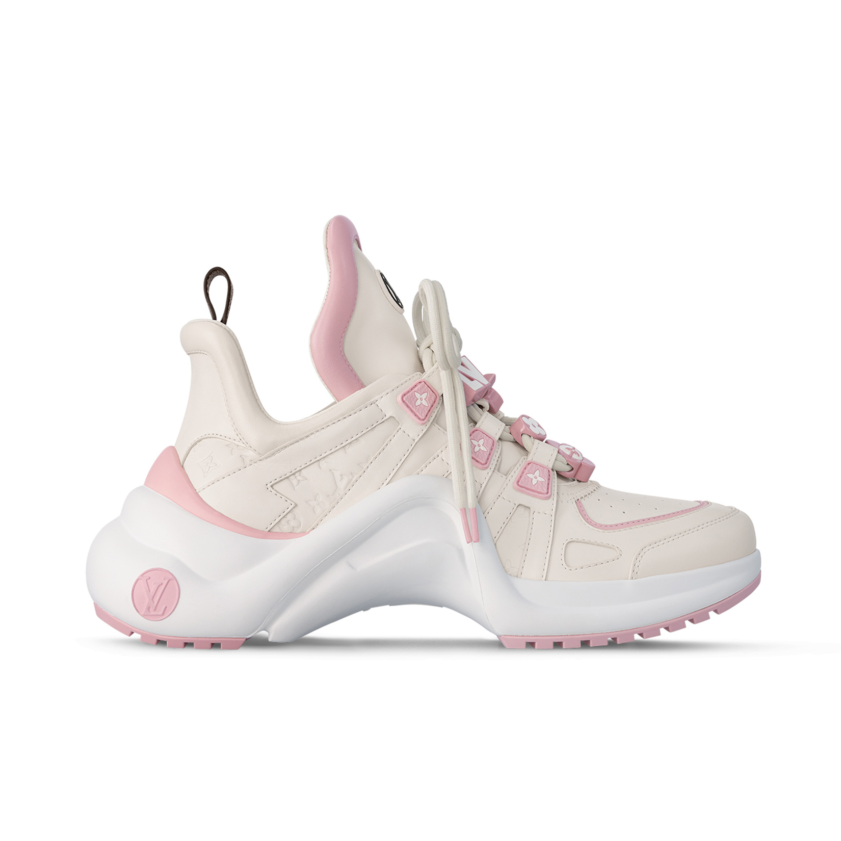 NIGO Louis Vuitton Archlight Women's Tech Mesh Fabric Leather Lace-Up Low Top Casual Sneakers Shoes #nigo72562