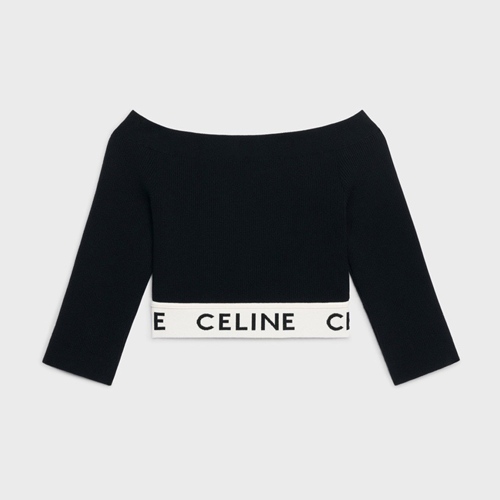NIGO Celine Women's Summer Letter Logo Print Round Neck Cotton Top #nigo72558
