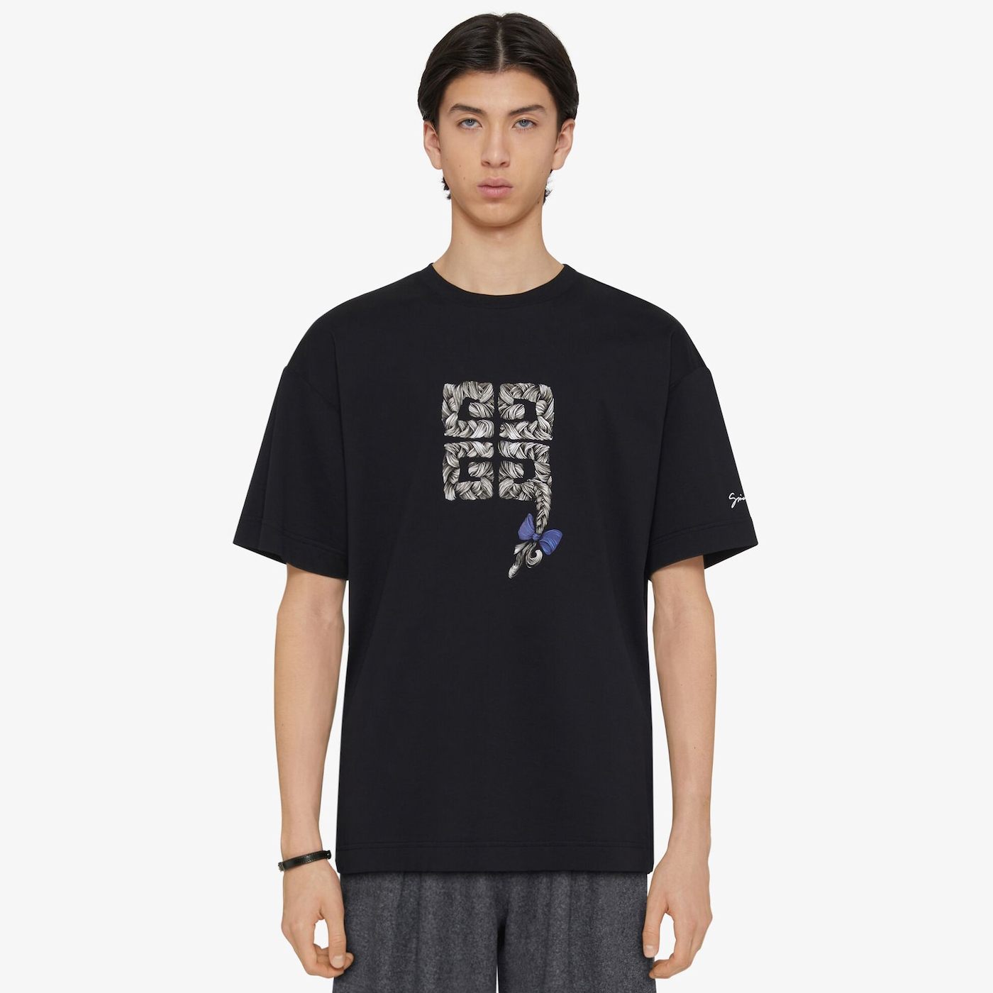NIGO Givenchy Men's Summer Solid Color Embroidered Logo Fitted Round Neck Short Sleeve T-Shirt #nigo72578