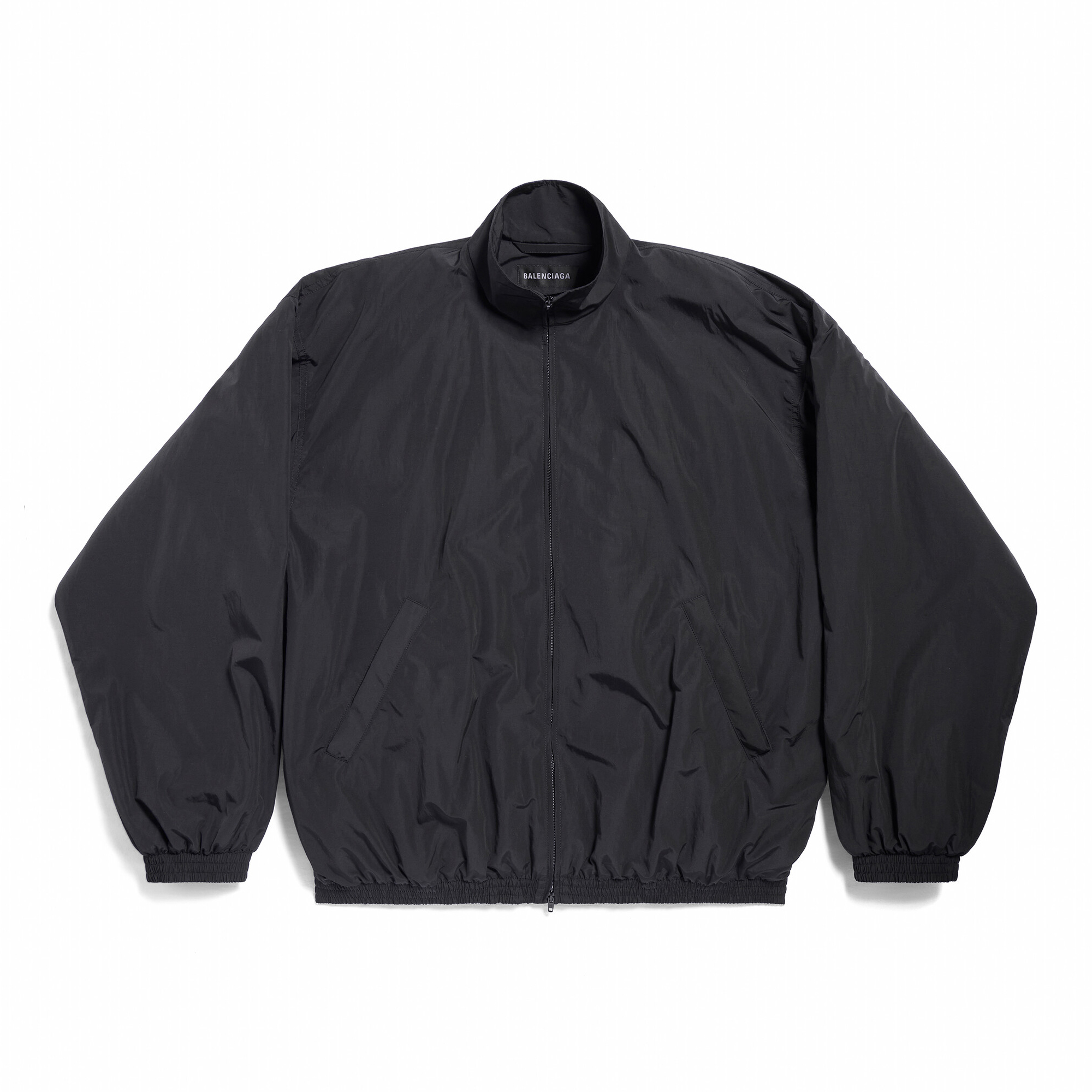 NIGO Balenciaga NIGO Balenciaga Men's And Women's Spring And Autumn Models Flame Letters Printing Solid Color High Collar Zipper Long Sleeve Jacket #nigo72591