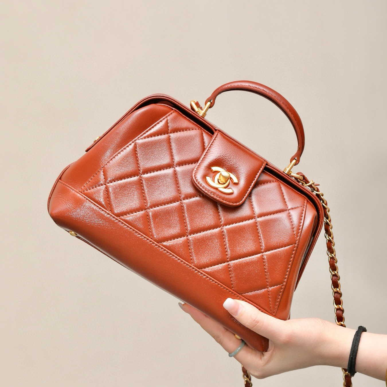 NIGO Chanel Women Solid Color Brand Logo Chain Shoulder Strap Tote Shoulder Bag Bags #nigo72597