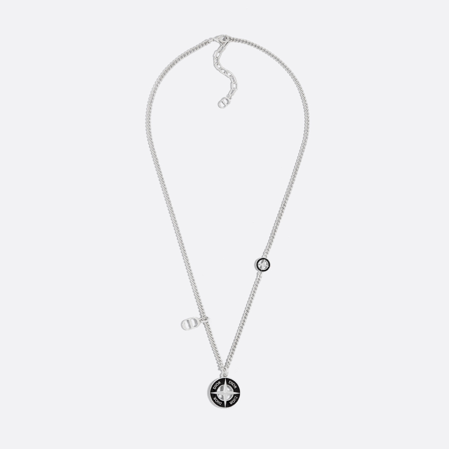 NIGO Dior AND STONE ISLAND Men's Silver Skeleton Pendant Necklace Jewelry #nigo72617