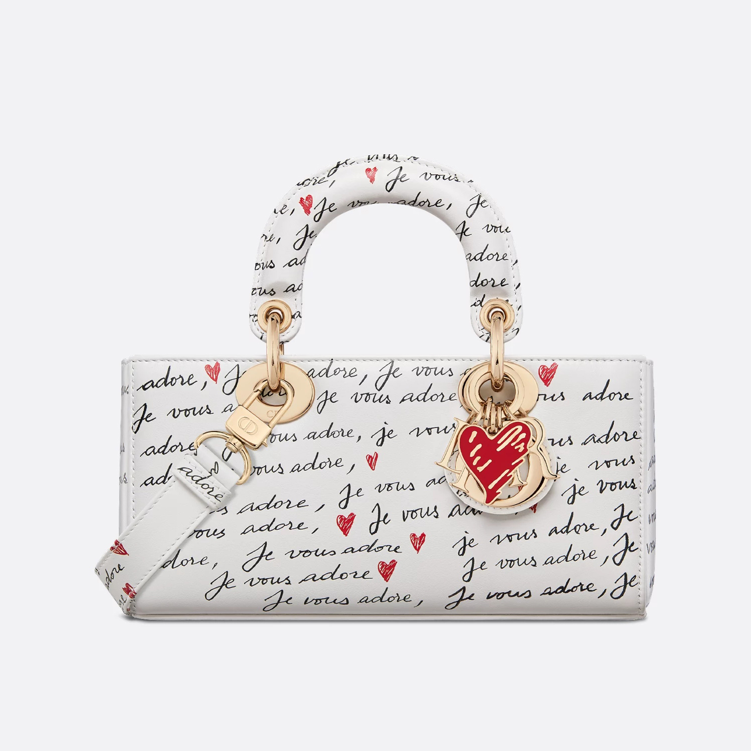 NIGO Dior Dioramour Lady D-Joy Women's Detachable Adjustable Shoulder Strap Calfskin Leather Single Shoulder Crossbody Handbag Bag Bags #nigo72641