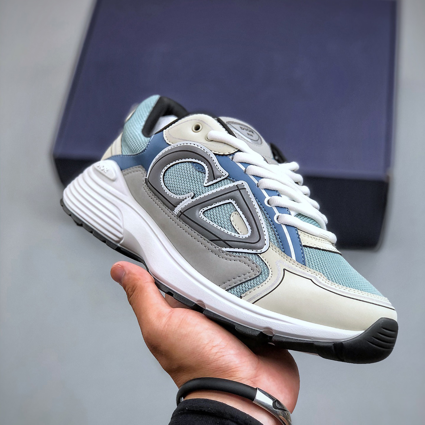 NIGO Dior B30 Men's and Women's Alphabet Print Lace Up Low Top Casual Sneakers Shoes #nigo72657