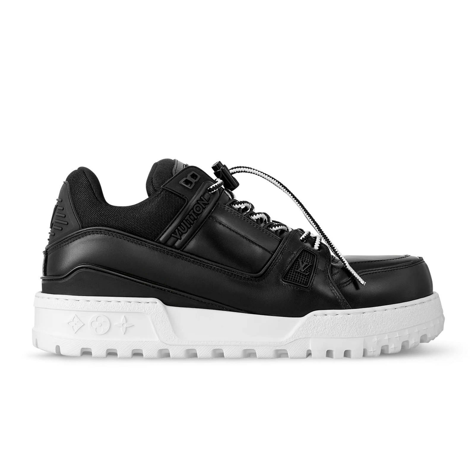 NIGO Louis Vuitton Trainer Maxi Men's Clashing Colours Round Toe Leather Lace Up Low Top Board Shoes #nigo72654