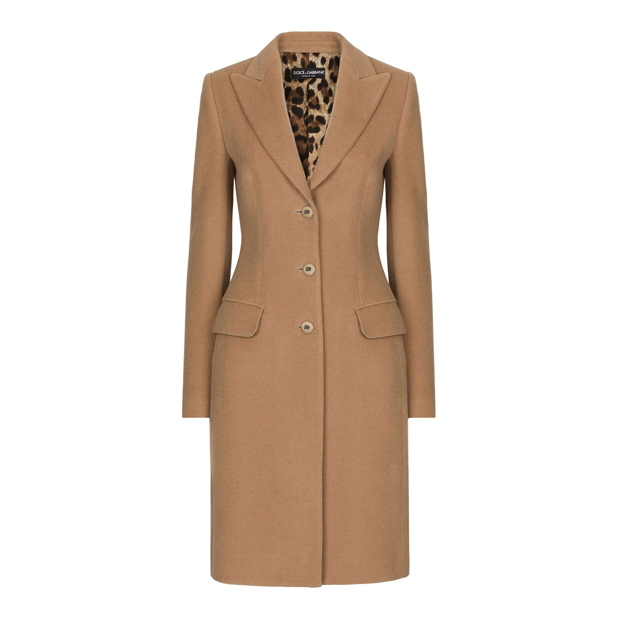 NIGO Dolce&Gabbana Women's Autumn And Winter Solid Color Wool Single Breasted Medium Length Long Sleeve Coat Ngvp #nigo8955