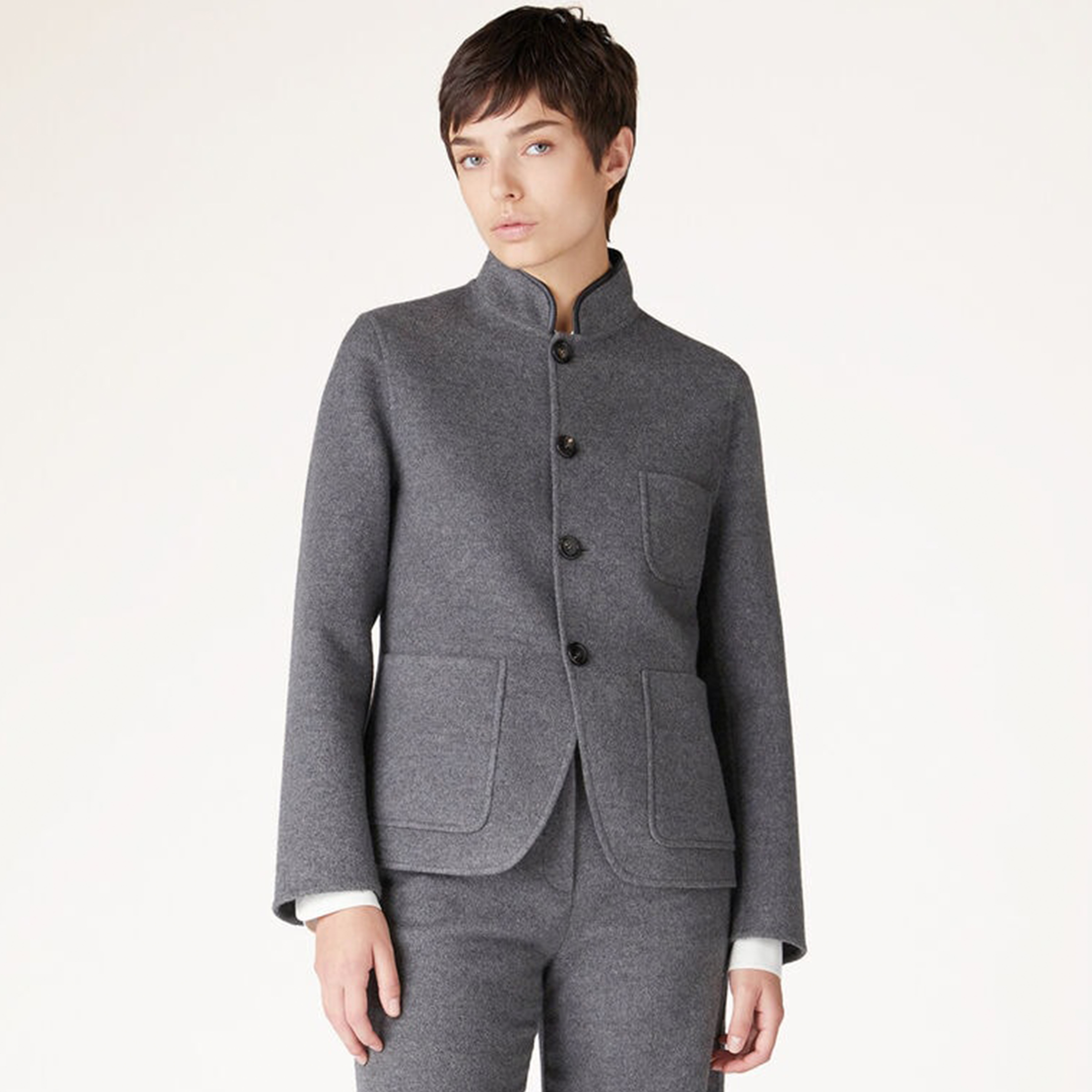 NIGO Loro Piana Women's Fall And Winter Retro Collar Single-breasted Wool Suit Fashion Casual Jacket Ngvp #nigo8944