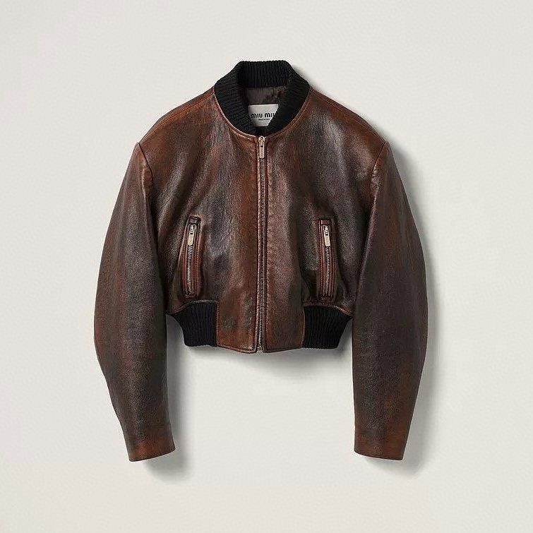 NIGO MiuMiu Women's Spring, Autumn and Winter Pure Color Vintage Short Loose Long Sleeve Sheepskin Jacket Casual A-line Straight Half Skirt Ngvp #nigo8961