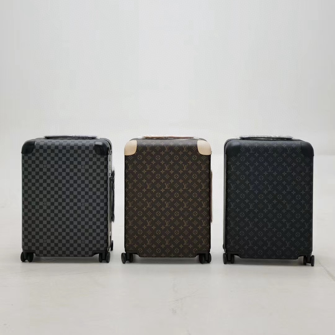 NIGO Louis Vuitton Men's And Women's Letter Print Full Print Leather Suitcase Trolley Case Bag Bags #nigo72697