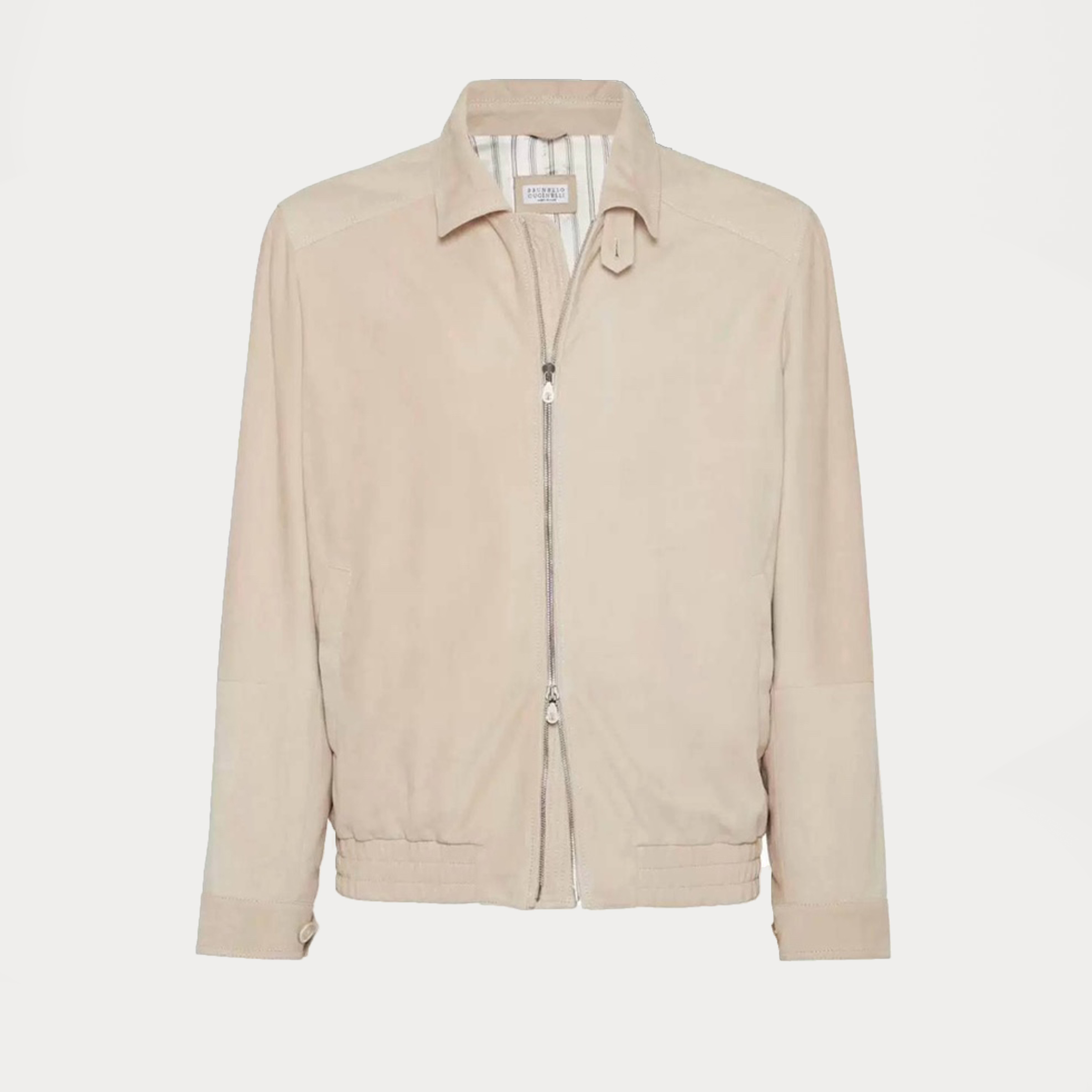 NIGO Brunello Cucinelli Men's Fall And Winter Suede Aviator Jacket Zipper Lapel Fashion Casual Gentleman Jacket Ngvp #nigo9115