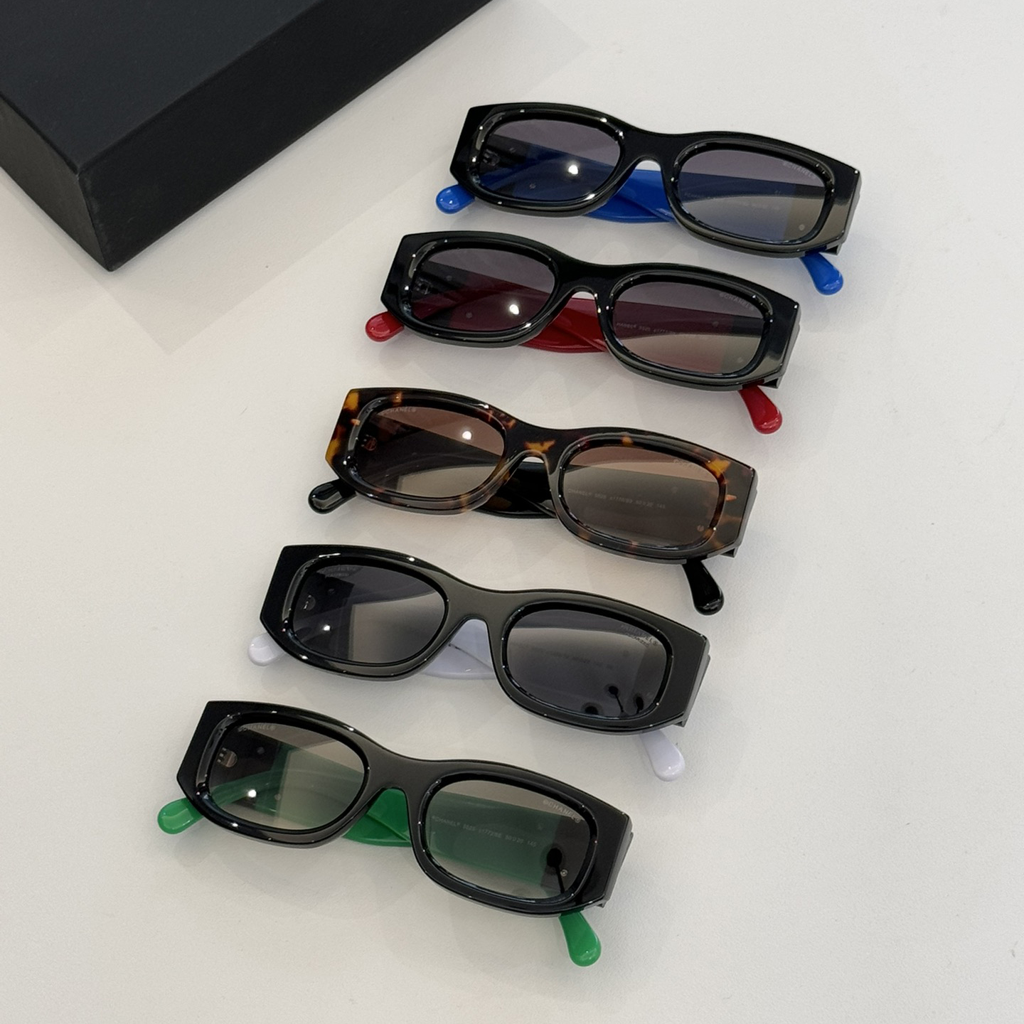 NIGO Chanel Women's Colorblock Logo Logo Irregular Sunglasses Eyeglasses Glasses #nigo72757