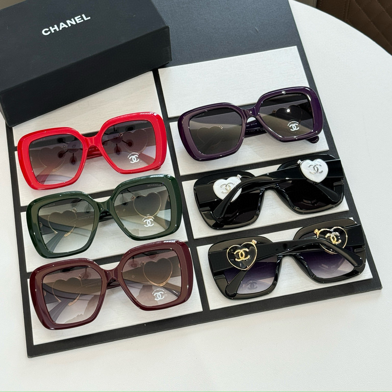 NIGO Chanel Men's and Women's Butterfly Sunglasses with Love Logo Acetate Fiber temples Glasses Eyeglasses #nigo72756