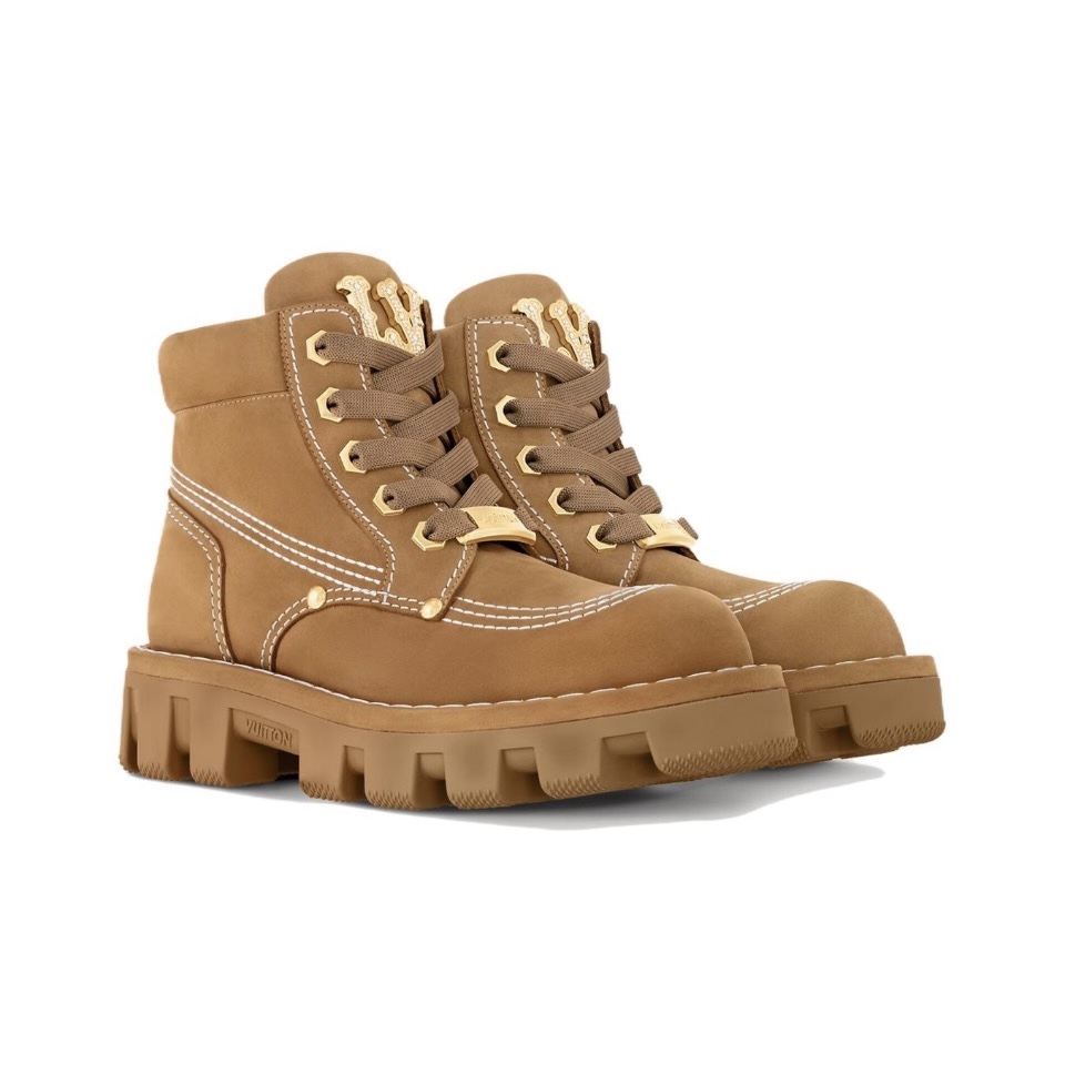 NIGO Louis Vuitton Men's Fall And Winter Cowhide High Top Martin Boots And Ankle Shoes #nigo72766