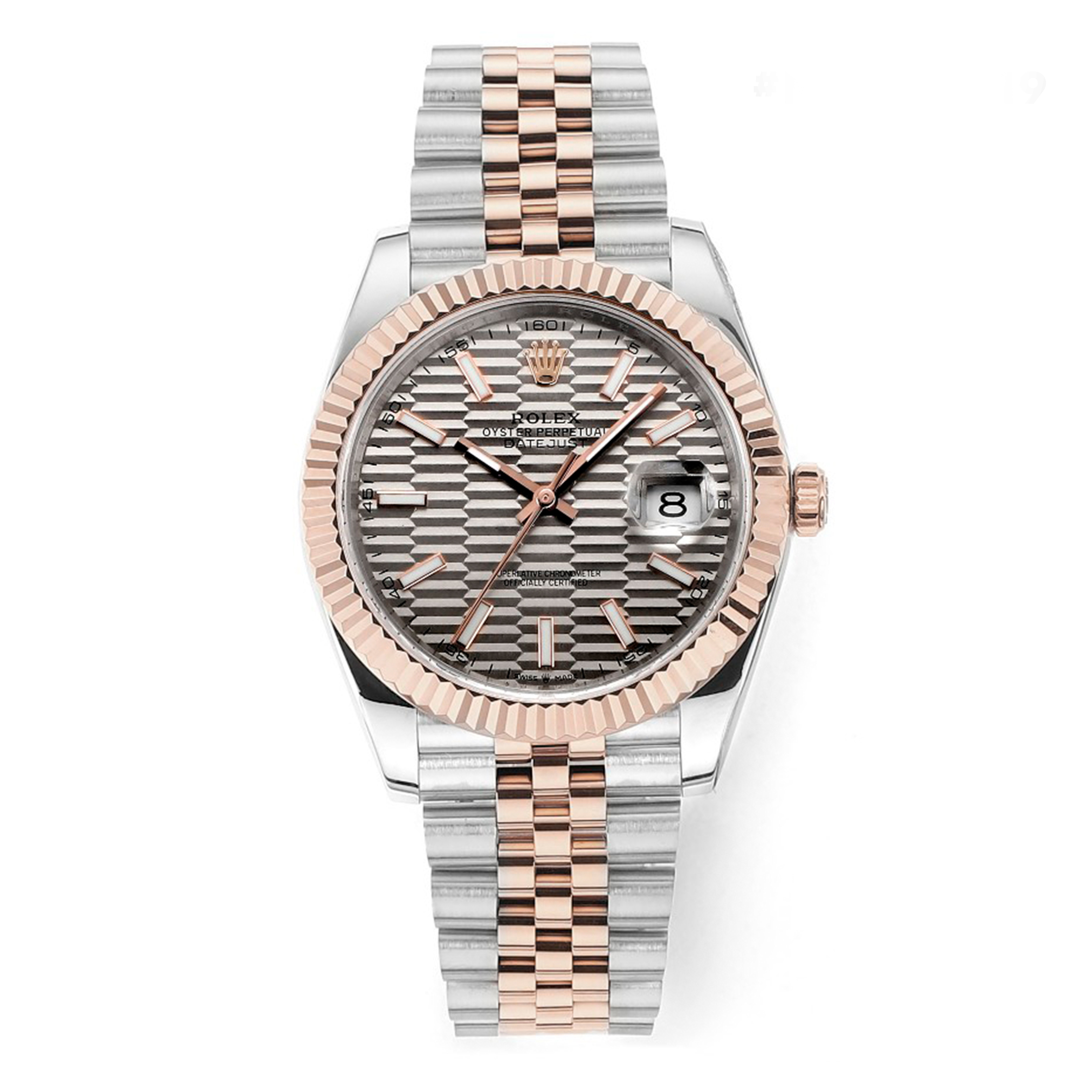 NIGO Rolex Men's Log Steel Strap Automatic Waterproof Movement Mechanical Watch #nigo71423