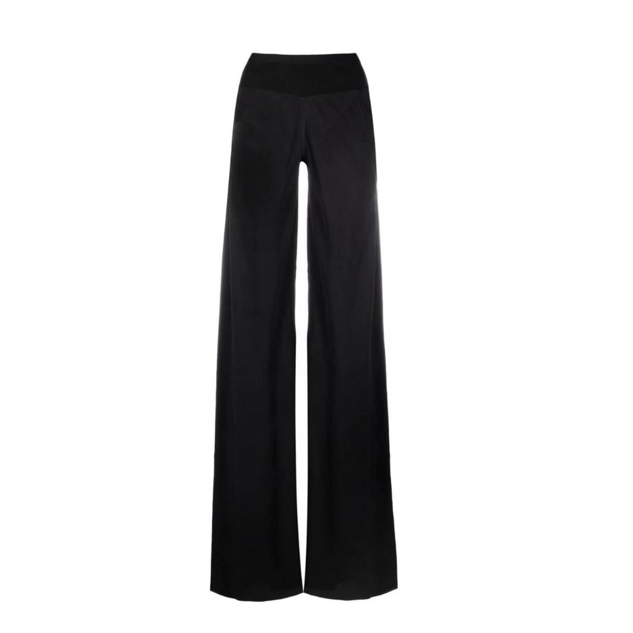 NIGO Rick Owens Women's Spring And Summer Fashion Casual High Waist Pants Straight Wide Leg Casual Pants #nigo71426