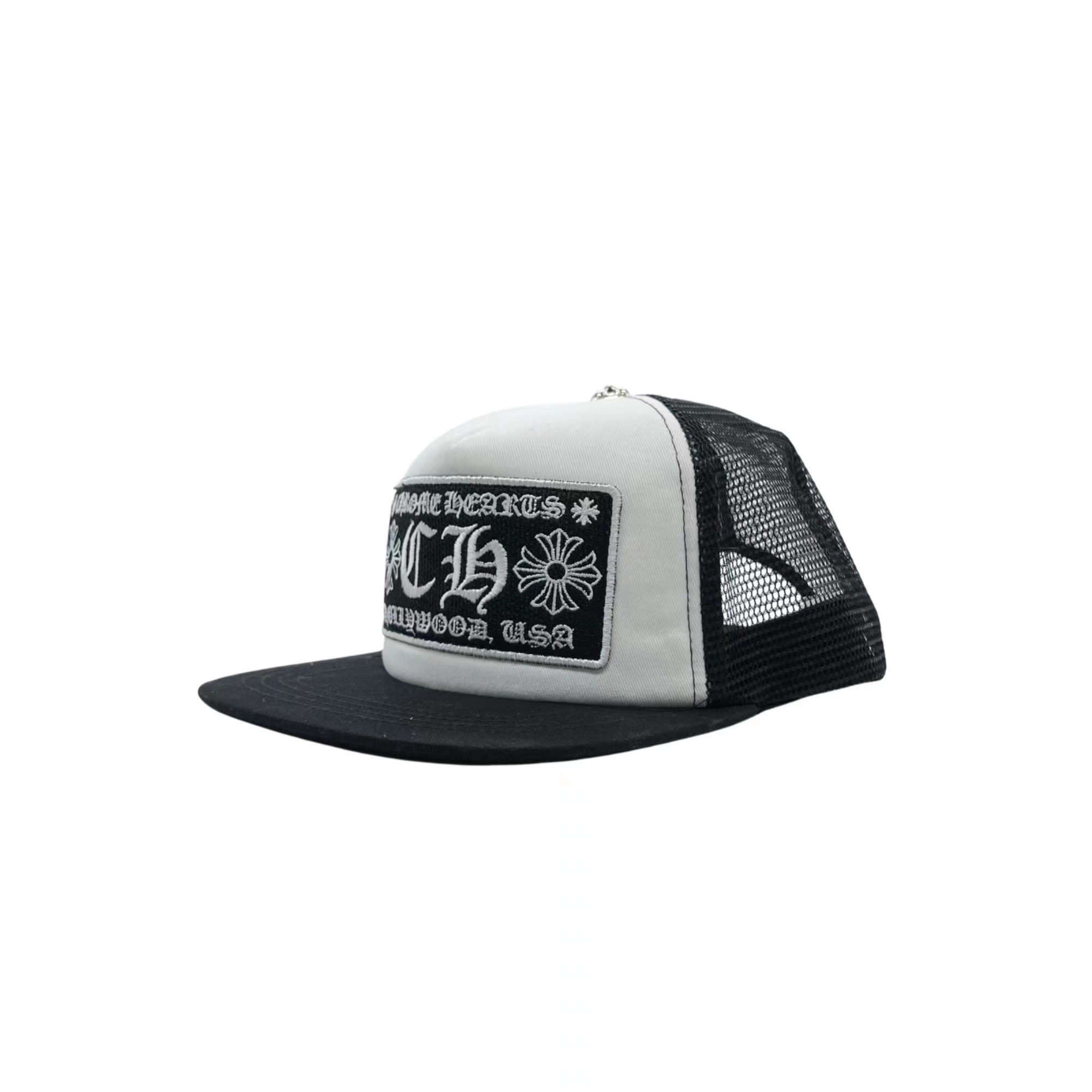 NIGO Chrome Hearts Men's Women's Black Letter Embroidered Hip Hop Baseball Cap Casual Duck Tongue Hat #nigo71436