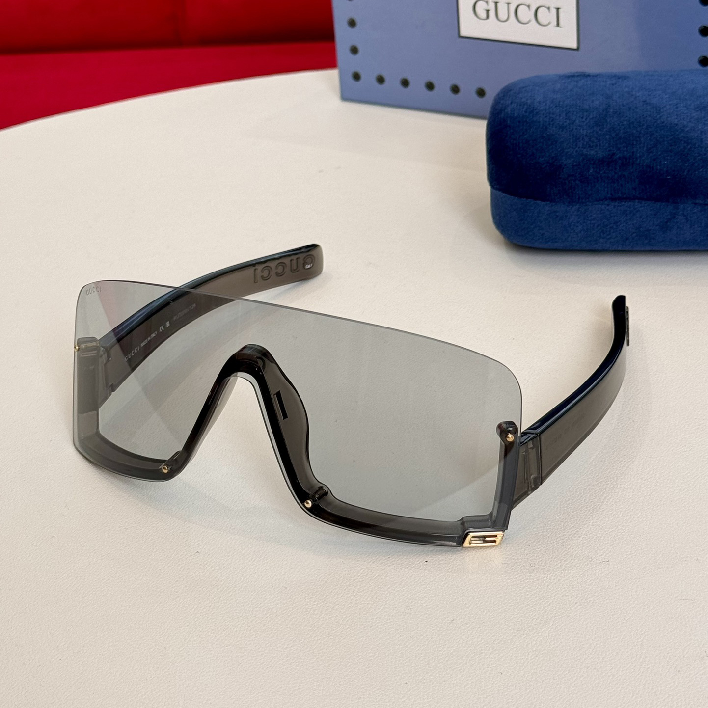 NIGO Gucci Women's Solid Color Irregular Shape Sunglasses Eyeglasses Glasses #nigo72816