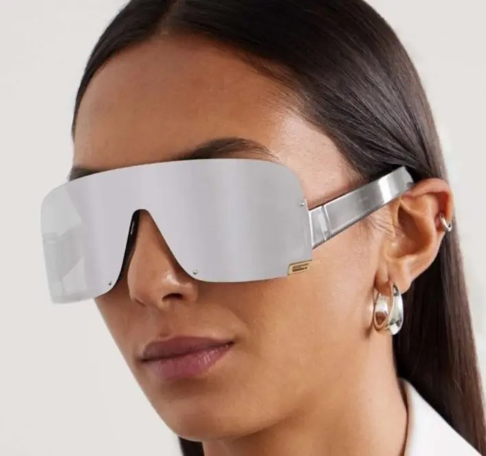 NIGO Gucci Women's Solid Color Irregular Shape Sunglasses Eyeglasses Glasses #nigo72816