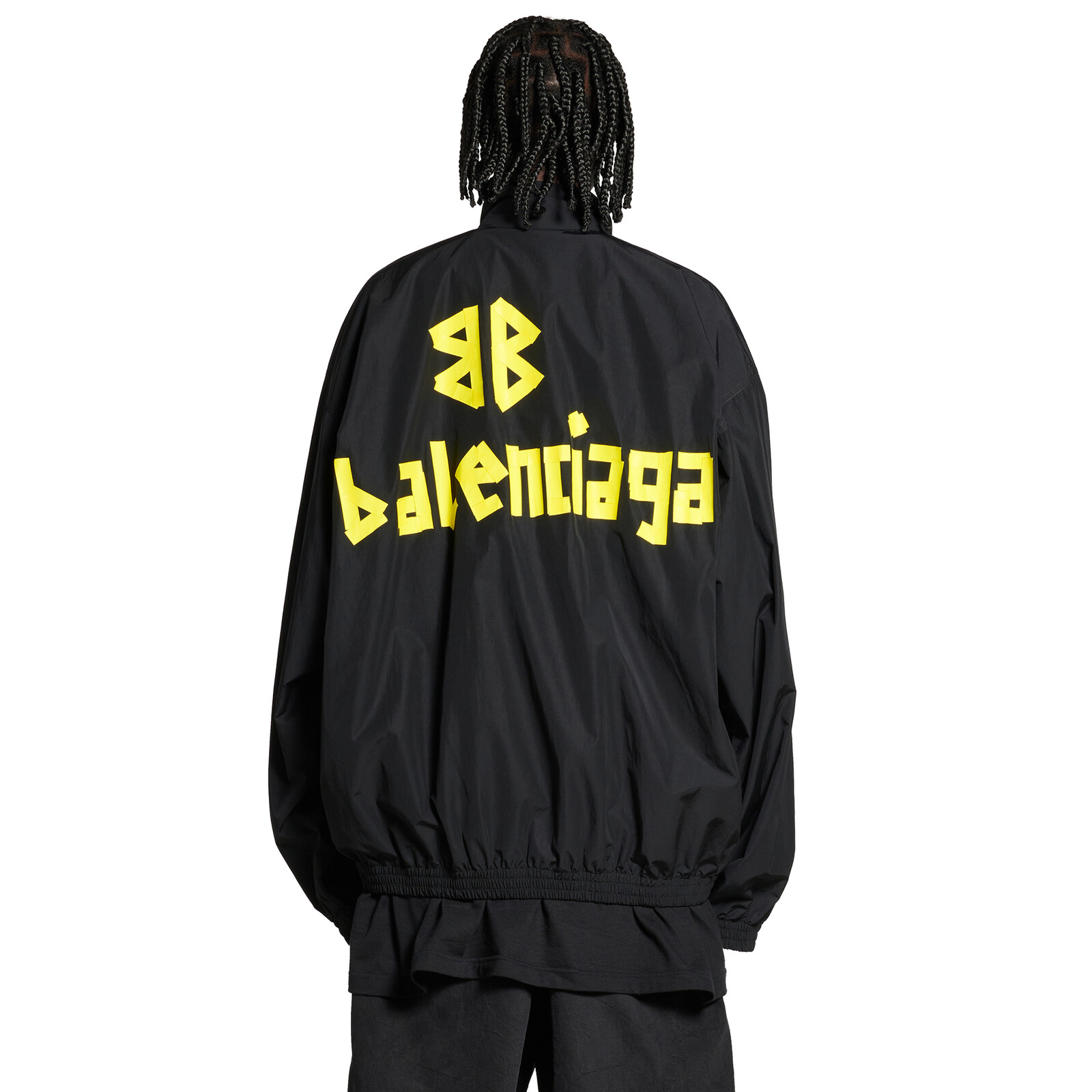 NIGO Balenciaga Men's and Women's Alphabet Printed High Neck Zipper Regular Fit Long Sleeve Jacket #nigo72828