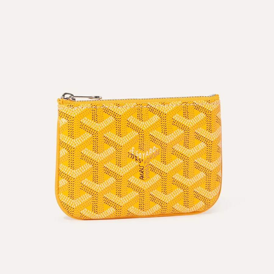 NIGO GOYARD Men's and Women's Old Flower Satisfaction Zipper Closure Canvas Puzzle Calfskin Keychain Wallet Bag Bags #nigo72836