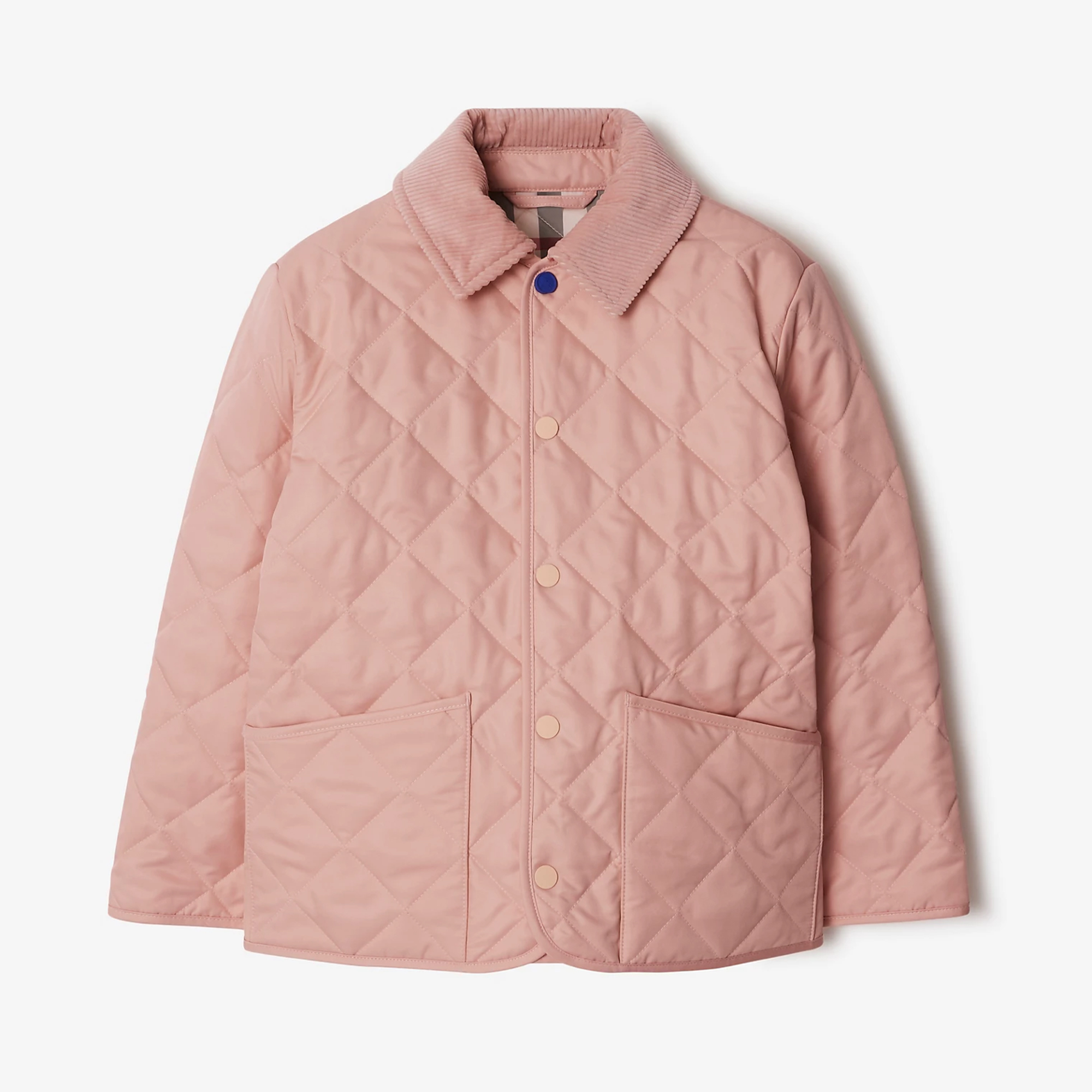 NIGO Burberry Kid's Spring And Autumn Solid Color Single Breasted Lapel Quilted Barn Jacket #nigo31337