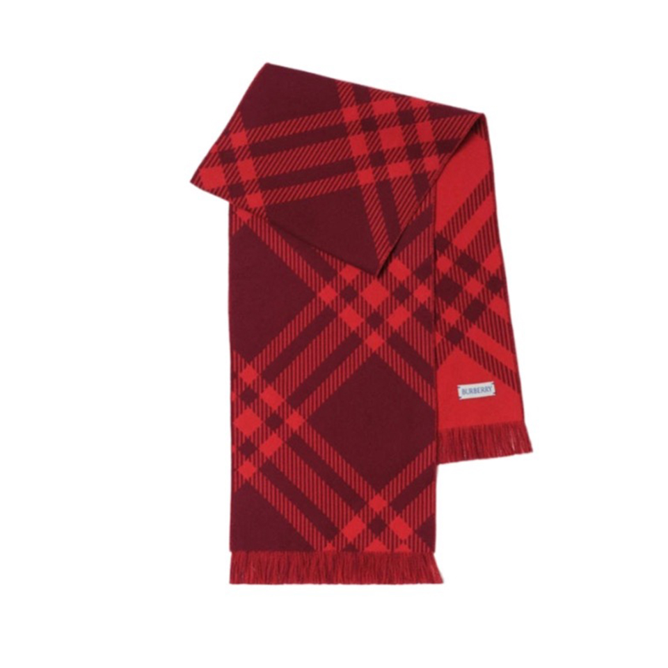 NIGO Burberry Kid's Autumn And Winter Casual Plaid Cashmere Double-Sided Solid Color Scarf #nigo31334