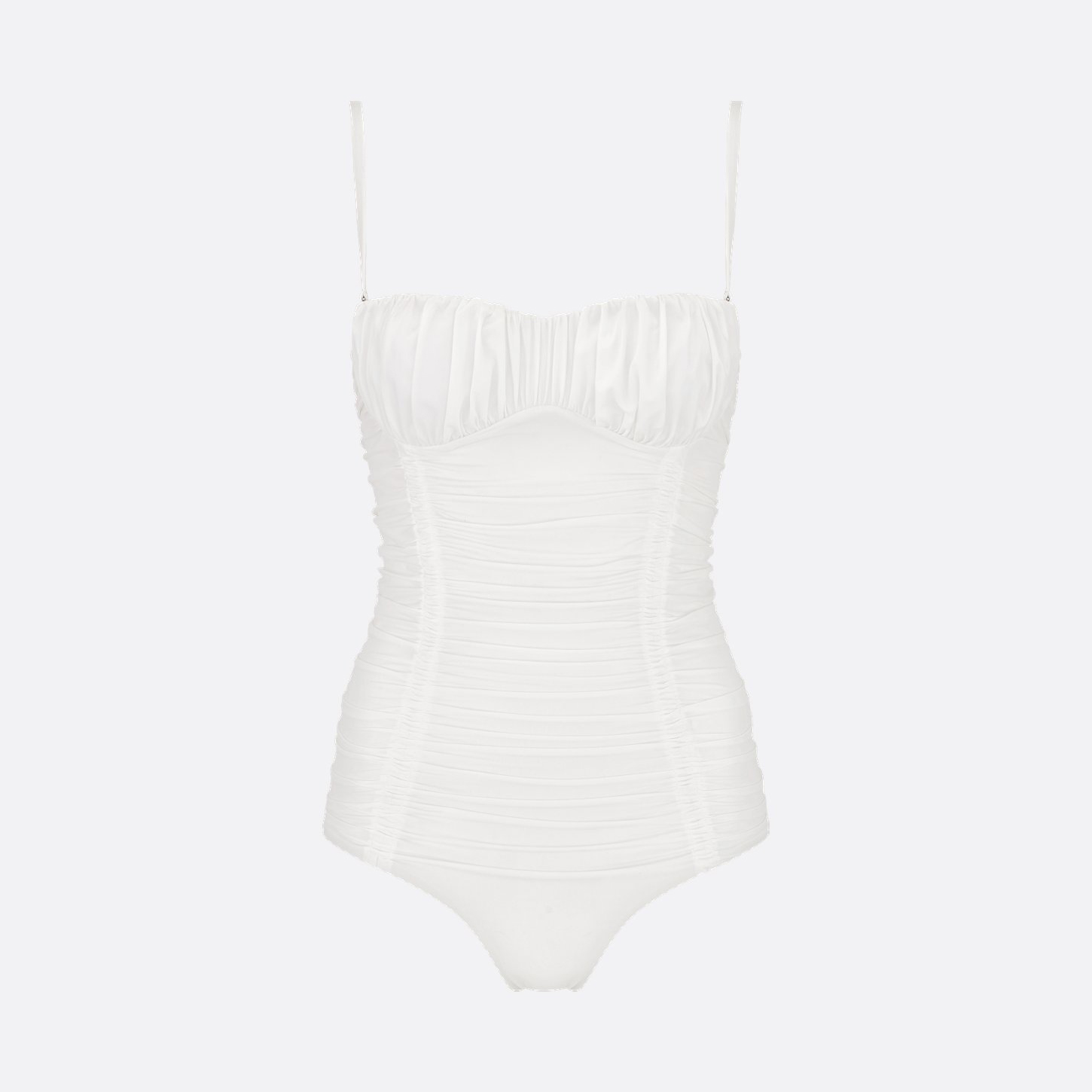 NIGO Dior Women's Summer Embroidered Logo Pleated Nylon Halter One-piece Swimsuit #nigo72877