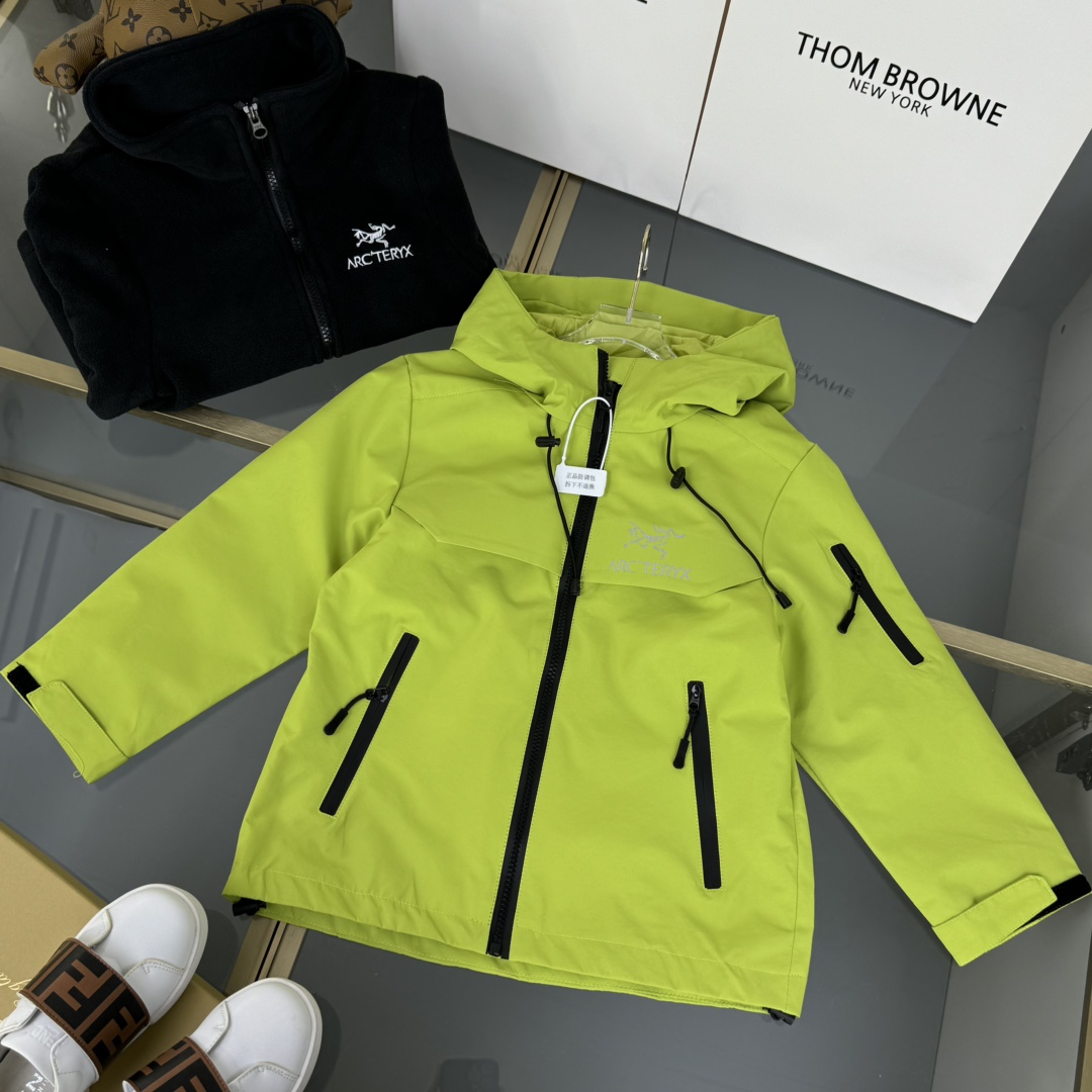 NIGO Arcteryx Autumn And Winter Solid Color Zipper Waterproof Windproof Long-Sleeved Hooded Jacket #nigo31336