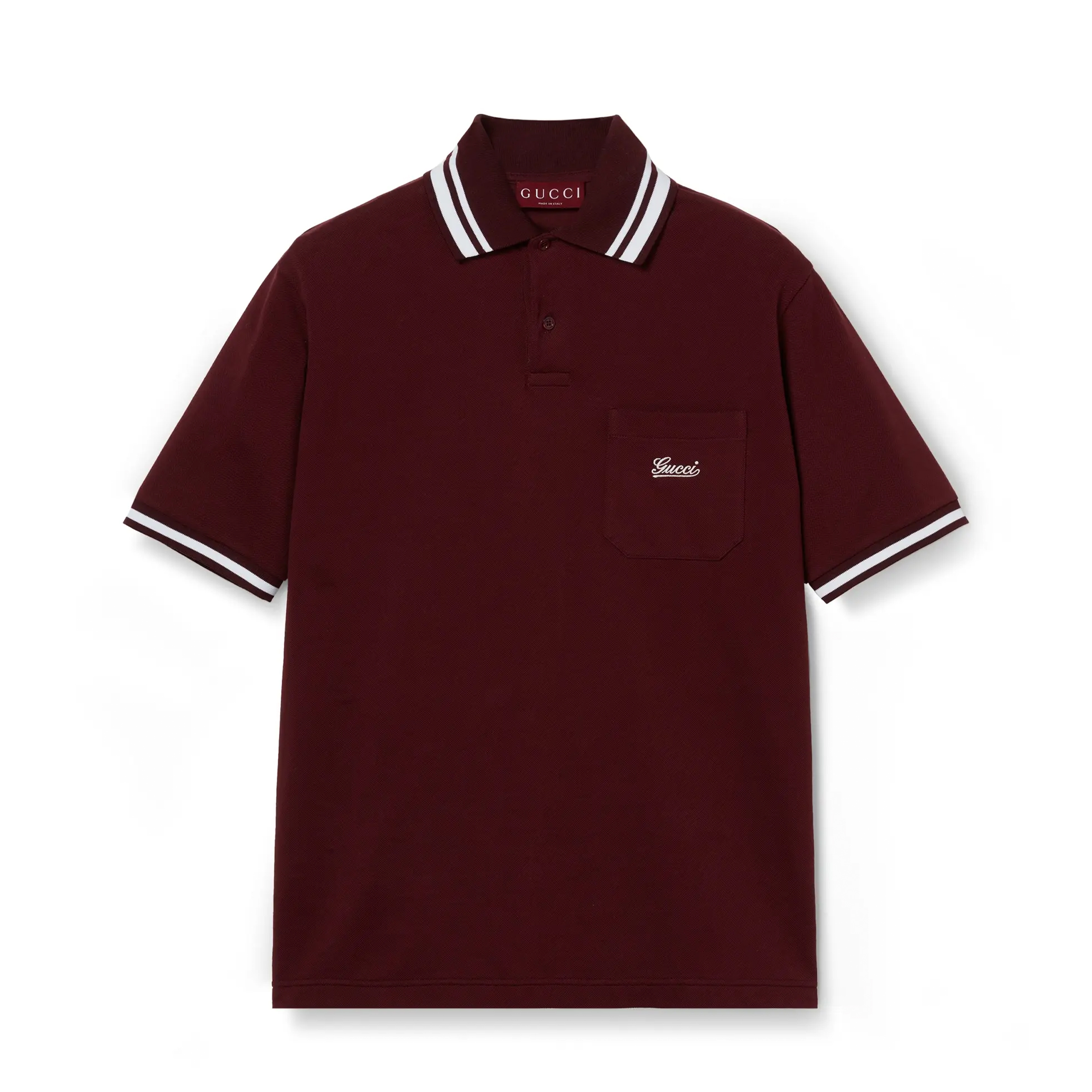 NIGO Gucci Men's Summer Solid Color Logo Embroidery Stripe Printed Loose Short Sleeve Polo Shirt #nigo71459